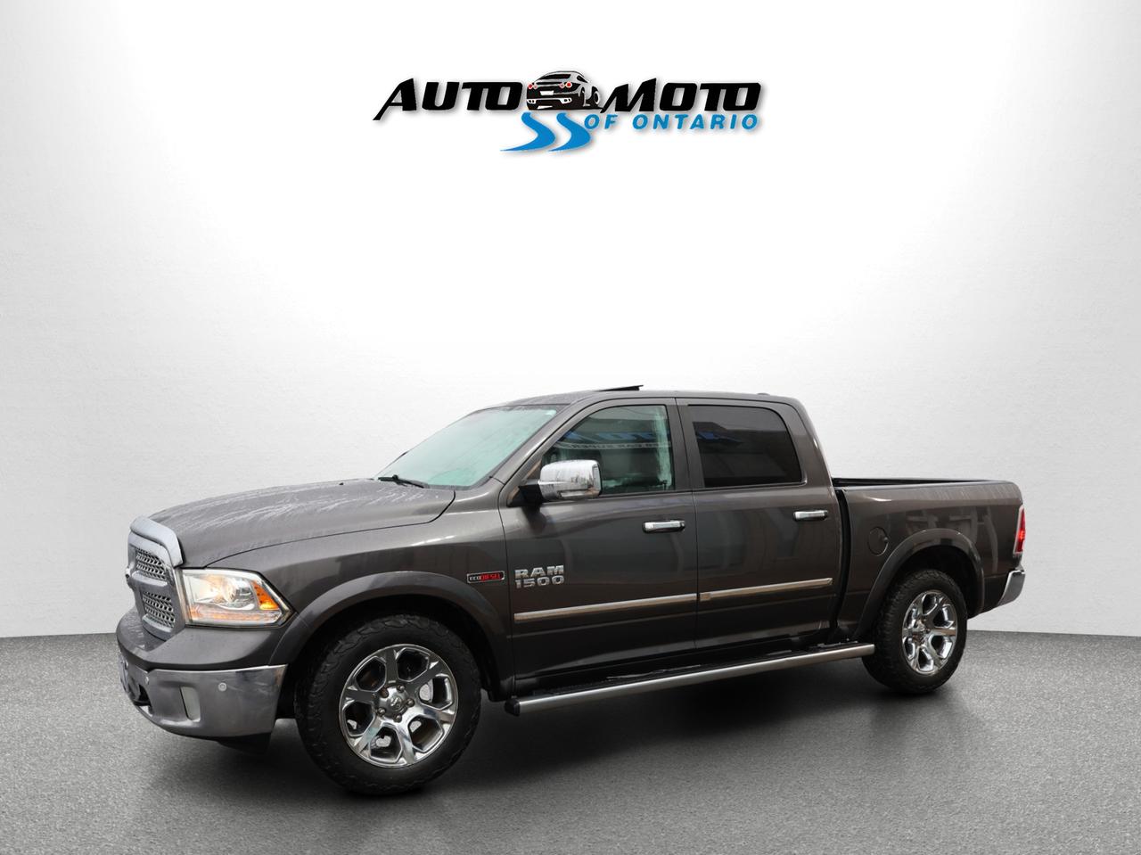 2015 RAM 1500 LARAMIE DIESEL CREW 4WD CERTIFIED *DODGE MAINTAIN* CAMERA NAV BLUETOOTH LEATHER HEATED SEATS SUNROOF CRUISE ALLOYS Photo2