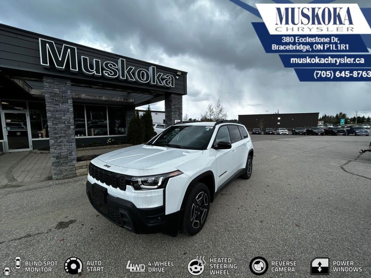 This JEEP CHEROKEE LAREDO, with a 1.6L I-4 intercooled turbo engine engine, features a 1-speed Electronic Variable Transmission (EVT) CVT transmission, and generates 6.7 highway/6.1 city L/100km. Find this vehicle with only 269 kilometers!  JEEP CHEROKEE LAREDO Options: This JEEP CHEROKEE LAREDO offers a multitude of options. Technology options include: Integrated Centre Stack Radio, 2 LCD Monitors In The Front, 6-Months SiriusXM Radio Service, MP3 Capability, Radio w/Seek-Scan, Clock, Speed Compensated Volume Control, Steering Wheel Controls, Voice Activation, Radio Data System and Uconnect External Memory Control.  Safety options include Rain Detecting Variable Intermittent Wipers w/Heated Wiper Park, Airbag Occupancy Sensor, Curtain 1st And 2nd Row Airbags, Driver Monitoring-Alert, Dual Stage Driver And Passenger Front Airbags.  Visit Us: Find this JEEP CHEROKEE LAREDO at Muskoka Chrysler today. We are conveniently located at 380 Ecclestone Dr Bracebridge ON P1L1R1. Muskoka Chrysler has been serving our local community for over 40 years. We take pride in giving back to the community while providing the best customer service. We appreciate each and opportunity we have to serve you, not as a customer but as a friend