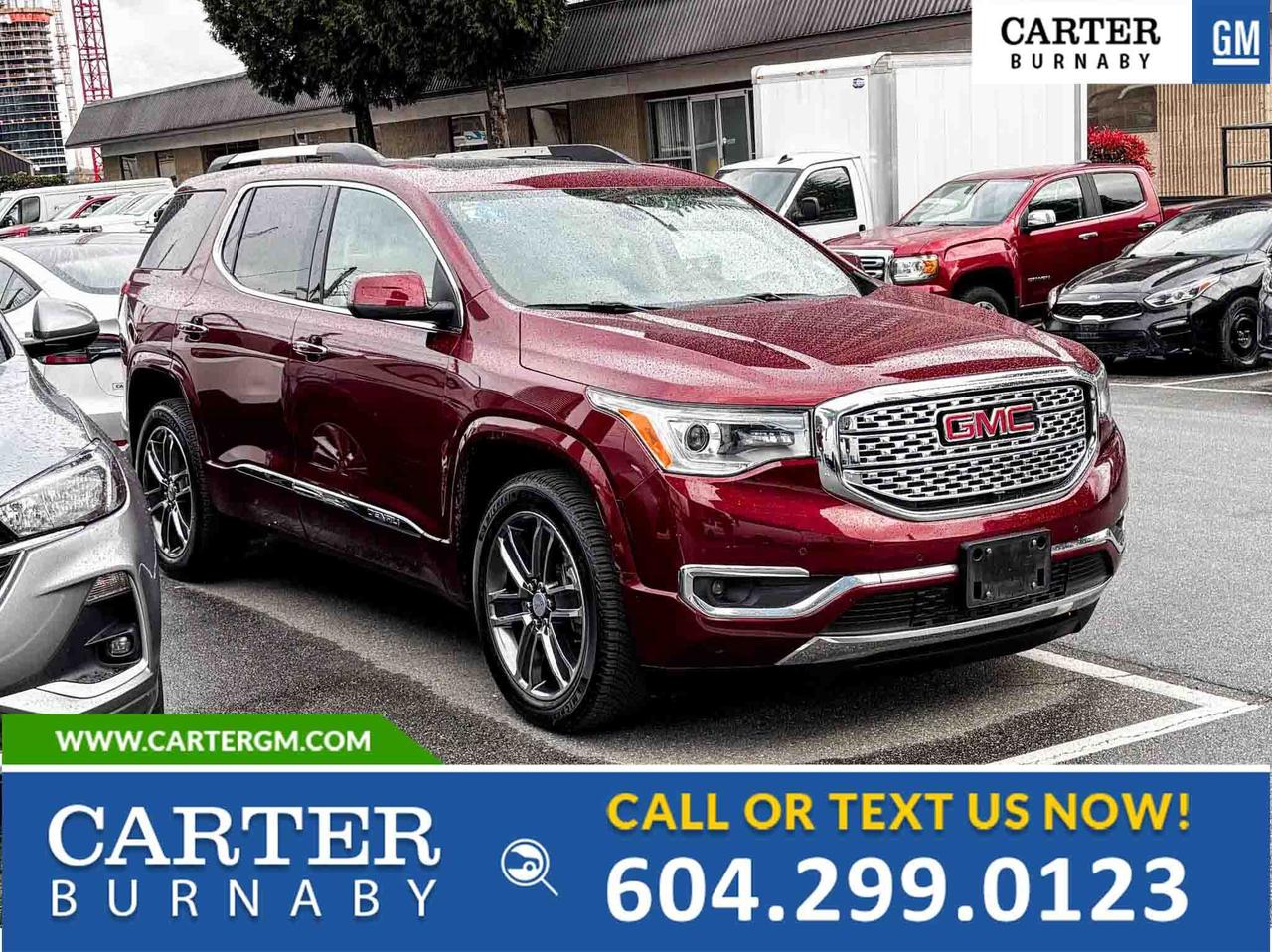Used 2017 GMC Acadia DENALI AWD | 3.6l eng/Sunroof/HF liftgate/HDSV for sale in Burnaby, BC