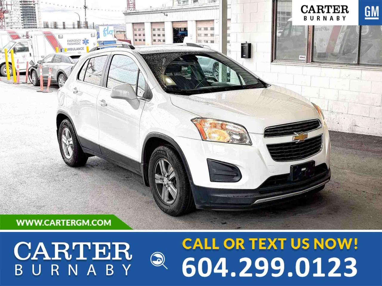 Used 2015 Chevrolet Trax LT FWD | 1.4l turbo eng/Sunroof/Pwr seat/Rear cam for sale in Burnaby, BC