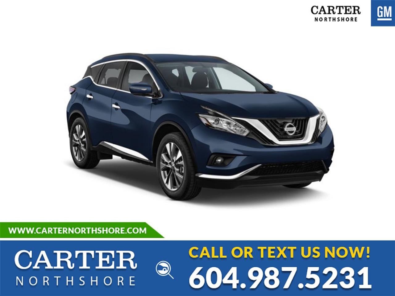 Used 2016 Nissan Murano SL/Panoramic Sunroof/Navigation/Leather for sale in North Vancouver, BC
