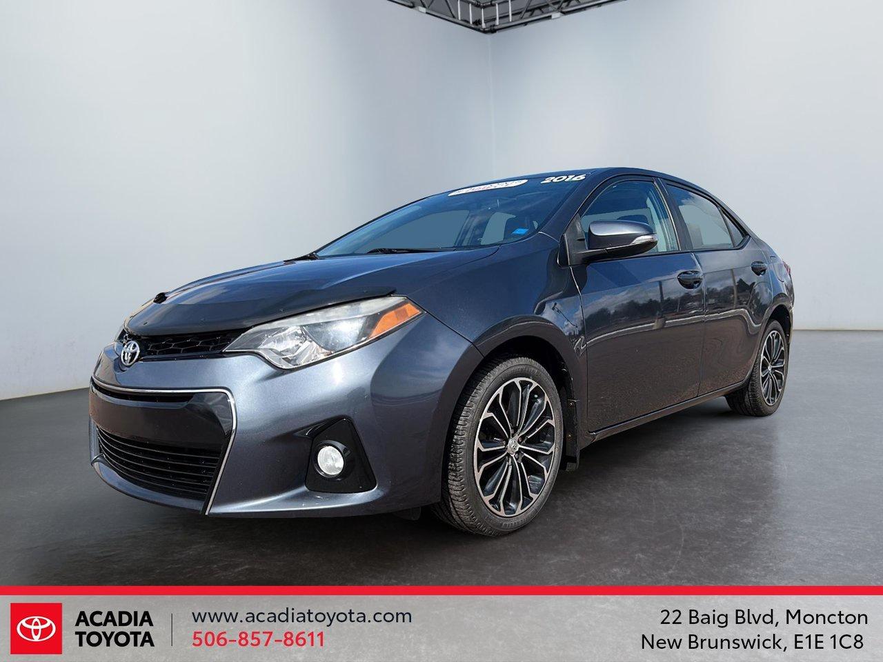 Used 2016 Toyota Corolla SE CVT for sale in Moncton, NB