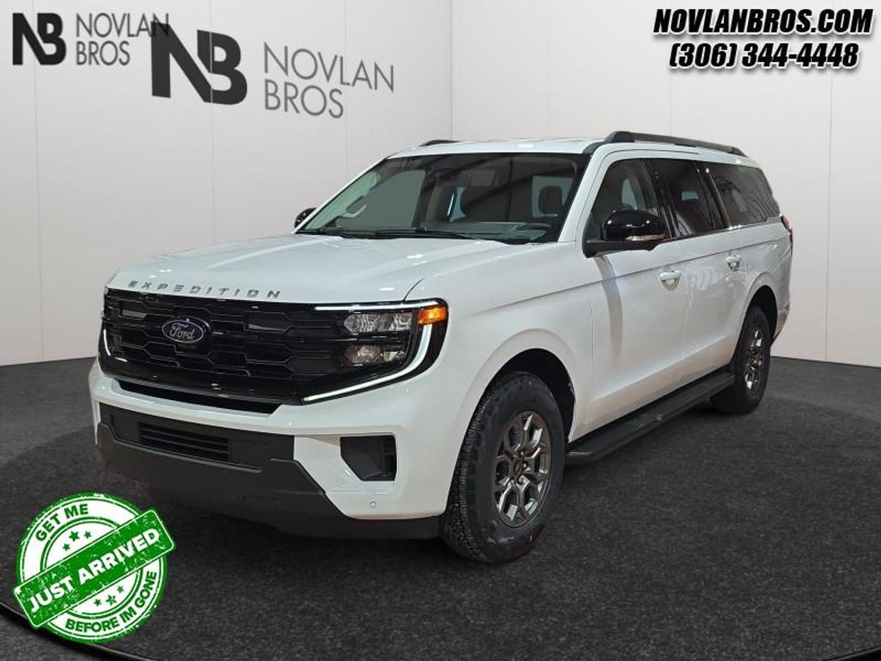 <b>Aluminum Wheels, Ford Co-Pilot360 Assist +!</b><br> <br> <br> <br>Check out our great inventory of new vehicles at Novlan Brothers!<br> <br>The 2026 Ford Expedition delivers commanding presence, roomy versatility and refined capability in a full-size SUV designed for any journey. <br> <br>The 2026 Ford Expedition combines full-size capability, modern technology and versatile design to support whatever your day demands. Inside, the cabin features premium materials, thoughtful layout and seating built for comfort and convenience on every ride. With its confident presence, intelligent features and Fords reputation for capability, the Expedition delivers a luxury-level experience in an SUV built to go the distance.<br> <br>This Oxford White SUV has a 10 Speed Automatic transmission and is powered by a 400HP 3.5L V6 Cylinder Engine. <br> <br> Our Expeditions trim level is Active Max. This full-size SUV blends impressive towing capability and advanced trailer assist features with luxurious comfort for up to eight passengers, featuring power-folding third-row seats, tri-zone climate control, heated and ventilated front captains chairs, a heated leather-wrapped steering wheel, and ambient interior lighting. Its connected cabin offers SYNC with Google integration, Apple CarPlay, Android Auto, wireless charging, and a premium sound system to enhance every drive. Safety is elevated with adaptive cruise control, lane-keeping assist, blind-spot monitoring, pre-collision assist, a 360° camera system, and reverse brake assist for confident handling on every journey. This vehicle has been upgraded with the following features: Aluminum Wheels, Ford Co-Pilot360 Assist +.<br><br> View the original window sticker for this vehicle with this url <b><a href=http://www.windowsticker.forddirect.com/windowsticker.pdf?vin=1FMJK1J81TEA28692 target=_blank>http://www.windowsticker.forddirect.com/windowsticker.pdf?vin=1FMJK1J81TEA28692</a></b>.<br> <br>To apply right now for financing use this link: <a href=http://novlanbros.com/credit/ target=_blank>http://novlanbros.com/credit/</a><br><br> <br/>    5.49% financing for 84 months. <br> Payments from <b>$1369.95</b> monthly with $0 down for 84 months @ 5.49% APR O.A.C. ( Plus applicable taxes -  Plus applicable fees   ).  Incentives expire 2026-04-30.  See dealer for details. <br> <br><br> Come by and check out our fleet of 20+ used cars and trucks and 70+ new cars and trucks for sale in Paradise Hill.  o~o