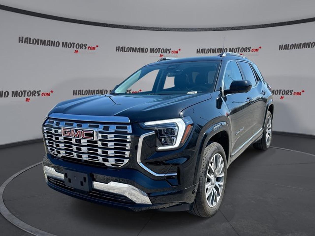 // ACCIDENT FREE!! //<br /><br />Finished in Black with a Black interior, this used 2026 GMC Terrain Denali AWD brings premium comfort, confident all-weather traction, and modern utility together in one sharp SUV. Sold by Haldimand Motors Ltd. in Cayuga, this accident-free GMC Terrain Denali AWD has 19,387 km, a 1.5-litre gas engine, four doors, and an automatic transmission.<br /><br />This GMC Terrain Denali AWD is well equipped with the features drivers want most for daily life in Canada. Highlights include a panoramic sunroof, leather seats, heated steering wheel, heated front and rear seats, navigation, adaptive cruise control, a 360-degree camera, and a power liftgate. It is a refined SUV that feels ready for commuting, family travel, and weekend road trips.<br /><br />FEATURES OF THE Terrain Denali AWD | No accidents | Panoramic Sunroof | Leather Seats | Heated Steering Wheel<br />   Panoramic sunroof adds bright open-air feel<br />   Heated steering wheel helps on cold mornings<br />   Navigation system supports easy trip planning<br />   Power liftgate adds everyday loading ease<br /><br />ADVANCED SAFETY FEATURES<br />   Backup camera helps with tight parking<br />   Blind spot monitor supports safer lane changes<br />   Lane departure warning adds highway confidence<br />   Side and head airbags boost protection<br /><br />The 2026 GMC Terrain Denali AWD offers a reassuring mix of driver-assist and protective features. Adaptive cruise control helps reduce stress on longer drives, while the 360-degree camera gives a clearer view when parking or manoeuvring in close spaces. This is a smart setup for busy streets, highways, and crowded lots.<br /><br />PERFORMANCE AND EFFICIENCY<br />   1.5-litre gas engine balances power and economy<br />   All-wheel drive adds year-round traction confidence<br />   8-speed automatic supports smooth shifting performance<br />   Dual shift mode adds extra driver control<br /><br />This GMC Terrain Denali AWD is built to deliver smooth response and composed road manners. The 1.5-litre gas engine works well with the 8-speed automatic transmission for easy acceleration and relaxed cruising. All-wheel drive adds extra confidence when roads are wet, snowy, or uneven.<br /><br />COMFORT AND CONVENIENCE<br />   Heated front seats add welcome warmth<br />   Heated rear seats improve passenger comfort<br />   Dual-zone climate control keeps temperatures balanced<br />   Remote starter adds convenience in every season<br /><br />Inside, the 2026 GMC Terrain Denali AWD is designed to make each drive easier and more enjoyable. Memory settings for the drivers seat and mirrors help save time, while push-button start, power windows, heated mirrors, and automatic climate control add useful convenience to every trip.<br /><br />TECHNONOLGY AND CONNECTIVITY<br />   Apple CarPlay keeps apps within reach<br />   Android Auto supports easy smartphone integration<br />   Bluetooth connectivity enables hands-free communication<br />   WiFi hotspot helps keep passengers connected<br /><br />This GMC Terrain Denali AWD gives you the tech features that matter most. Satellite radio adds entertainment variety, and the built-in navigation system helps guide you with confidence. Clear connectivity features make it easy to stay in touch, stream media, and manage calls on the move.<br /><br />CARGO SPACE<br />   Power liftgate simplifies cargo area access<br />   Rear space suits groceries and gear<br />   Four-door layout improves loading convenience<br />   Spare tire adds practical travel confidence<br /><br />The 2026 GMC Terrain Denali AWD offers the versatility many SUV shoppers need. The cargo area is well suited for luggage, shopping bags, sports equipment, and everyday essentials. With its practical layout and easy access, it fits well into active family life and busy weekly routines.<br /><br />WHAT OTHER OWNERS LIKE<br />   Comfortable ride quality for daily driving<br />   User-friendly infotainment and smartphone connectivity<br />   Strong winter confidence with all-wheel drive<br />   Heated features appreciated during Canadian winters<br /><br />This 2026 GMC Terrain Denali AWD stands out with premium comfort, useful technology, and practical SUV flexibility. Its Black-on-Black finish gives it a clean, upscale look, while its accident-free history adds extra appeal. For drivers in Cayuga looking for a well-equipped, modern GMC SUV, this one deserves a closer look.<br /><br />This 2026 GMC Terrain Denali AWD | No accidents | Panoramic Sunroof | Leather Seats | Heated Steering Wheels VIN is: 3GKALZEG4TL153322.<br /><br />WHY CHOOSE US? <br /><br />Honest & Transparent Buying Experience: Weve been a trusted name in business since 1984.<br /><br />STRAIGHTFORWARD PRICING:<br />Our Advertised Price Includes:<br />>>Safety Certification (No separate fee!)<br />>>30-Day 100% Mechanical Warranty<br />>>FREE Carfax History Report.<br />>>No upcharge for paying cash.<br />(Prices Exclude HST and Licensing Fees only.)<br /><br />>>Browse 300+ vehicles all in ONE LOCATION<br /><br />EASY FINANCING: Great rates & open loans<br /><br />WE BUY CARS: Get Top Dollar for your trade-in, or sell us your vehicle for CASH! Even if you dont buy from us!<br /><br />STOP BY TODAY<br />Treat yourself - stop by Haldimand Motors Ltd. located at 42 Talbot St E, Cayuga, ON N0A 1E0 to make this car yours today!<br /><br />https://www.haldimandmotors.com/used/stock-460371.html