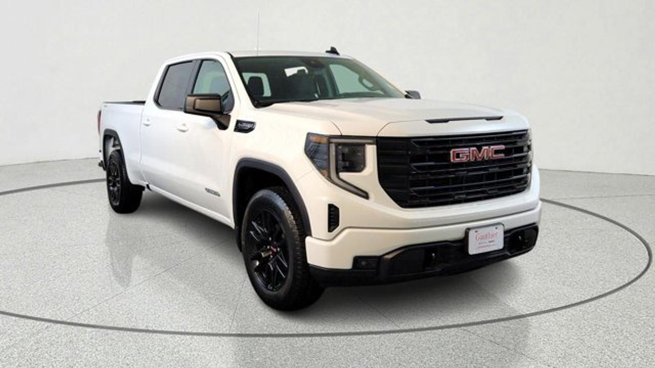 The 2026 GMC Sierra 1500 Elevation builds upon the SLE trim by adding distinctive blacked-out styling touches---including body-color bumpers, gloss-black mesh grille inserts and assist steps---for a rugged-yet-modern look. Under the skin, it retains key capabilities such as the 5.3-liter V8 engine and a 10-speed automatic transmission on 20-inch wheels. Inside, the Elevation offers practical tech upgrades like a 12.3-inch driver display and 13.4-inch infotainment touchscreen.