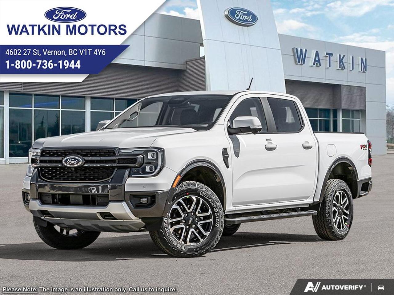 New 2026 Ford Ranger Lariat for sale in Vernon, BC