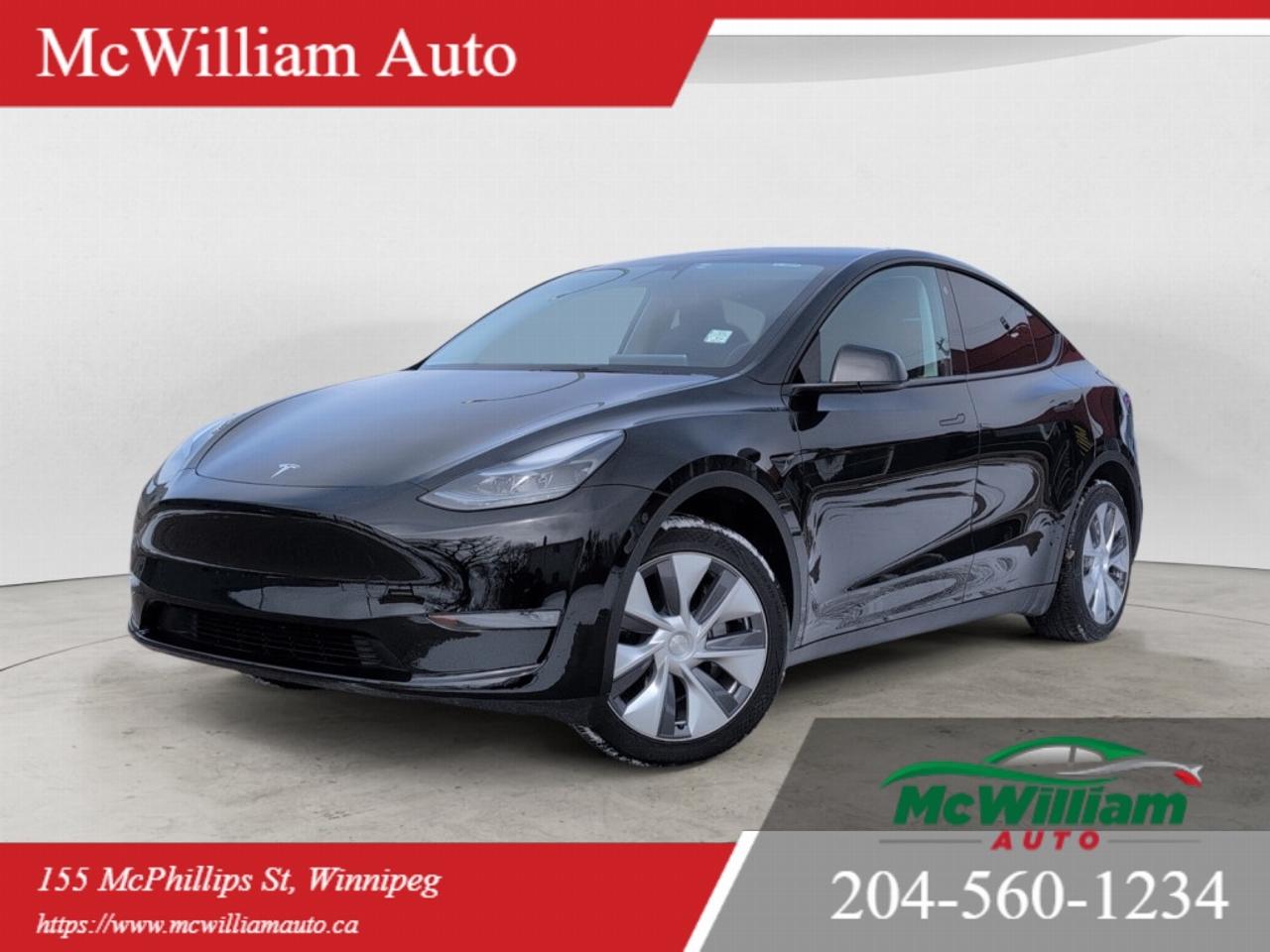 <br> MECHANICAL / PERFORMANCE<br data-start=in.24in. data-end=in.27in. />Real Wheel drive <br data-start=in.52in. data-end=in.55in. /> Long Range battery<br data-start=in.73in. data-end=in.76in. /> Single-speed automatic transmission<br data-start=in.111in. data-end=in.114in. data-is-only-node=in.in. /> Regenerative braking system<br data-start=in.141in. data-end=in.144in. /> Drive Mode Select<br data-start=in.161in. data-end=in.164in. /> Independent suspension<br data-start=in.186in. data-end=in.189in. /> Power steeringSAFETY<br data-start=in.213in. data-end=in.216in. /> Forward Collision Warning<br data-start=in.241in. data-end=in.244in. /> Automatic Emergency Braking<br data-start=in.271in. data-end=in.274in. /> Lane Departure Warning<br data-start=in.296in. data-end=in.299in. data-is-only-node=in.in. /> Lane Keeping Assist<br data-start=in.318in. data-end=in.321in. /> Blind Spot Monitoring<br data-start=in.342in. data-end=in.345in. /> Adaptive Cruise Control<br data-start=in.368in. data-end=in.371in. /> 360-degree camera system<br data-start=in.395in. data-end=in.398in. /> Rearview camera<br data-start=in.413in. data-end=in.416in. /> Parking sensors (front and rear)<br data-start=in.448in. data-end=in.451in. /> Electronic Stability Control<br data-start=in.479in. data-end=in.482in. /> Traction Control System<br data-start=in.505in. data-end=in.508in. /> Anti-lock Braking System (ABS)<br data-start=in.538in. data-end=in.541in. /> Multiple airbagsTECHNOLOGY / INFOTAINMENT<br data-start=in.586in. data-end=in.589in. /> 15-inch touchscreen display<br data-start=in.616in. data-end=in.619in. /> Navigation system<br data-start=in.636in. data-end=in.639in. /> Bluetooth connectivity<br data-start=in.661in. data-end=in.664in. data-is-only-node=in.in. /> Wireless phone connectivity<br data-start=in.691in. data-end=in.694in. /> Premium audio system<br data-start=in.714in. data-end=in.717in. /> USB-C ports<br data-start=in.728in. data-end=in.731in. /> Voice control system<br data-start=in.751in. data-end=in.754in. /> Over-the-air software updates<br data-start=in.783in. data-end=in.786in. /> Keyless entry<br data-start=in.799in. data-end=in.802in. /> Smartphone app integrationCOMFORT / INTERIOR<br data-start=in.850in. data-end=in.853in. /> Heated front seats<br data-start=in.871in. data-end=in.874in. /> Heated rear seats<br data-start=in.891in. data-end=in.894in. /> Power adjustable front seats<br data-start=in.922in. data-end=in.925in. data-is-only-node=in.in. /> Premium synthetic upholstery<br data-start=in.953in. data-end=in.956in. /> Dual-zone automatic climate control<br data-start=in.991in. data-end=in.994in. /> Panoramic glass roof<br data-start=in.1014in. data-end=in.1017in. /> Heated steering wheel<br data-start=in.1038in. data-end=in.1041in. /> Power windows and door locks<br data-start=in.1069in. data-end=in.1072in. /> Ambient interior lighting<br data-start=in.1097in. data-end=in.1100in. /> Fold-flat rear seatsEXTERIOR / STYLING<br data-start=in.1142in. data-end=in.1145in. /> LED headlights<br data-start=in.1159in. data-end=in.1162in. /> LED daytime running lights<br data-start=in.1188in. data-end=in.1191in. /> LED taillights<br data-start=in.1205in. data-end=in.1208in. data-is-only-node=in.in. /> Power folding mirrors<br data-start=in.1229in. data-end=in.1232in. /> Body-colored door handles<br data-start=in.1257in. data-end=in.1260in. /> Flush door handles<br data-start=in.1278in. data-end=in.1281in. /> Rear spoiler<br data-start=in.1293in. data-end=in.1296in. /> Alloy wheelsDEALER PERMIT #4611<br data-start=in.1331in. data-end=in.1334in. /> Stock Number#4826<br data-start=in.1351in. data-end=in.1354in. /> McWilliam Auto, 155 McPhillips Street, Winnipeg MB<br data-start=in.1404in. data-end=in.1407in. /> IMPORTANT DISCLAIMER: This vehicle is a used vehicle, all the features and information may not be accurate from the descriptions above, please check the<br><br>