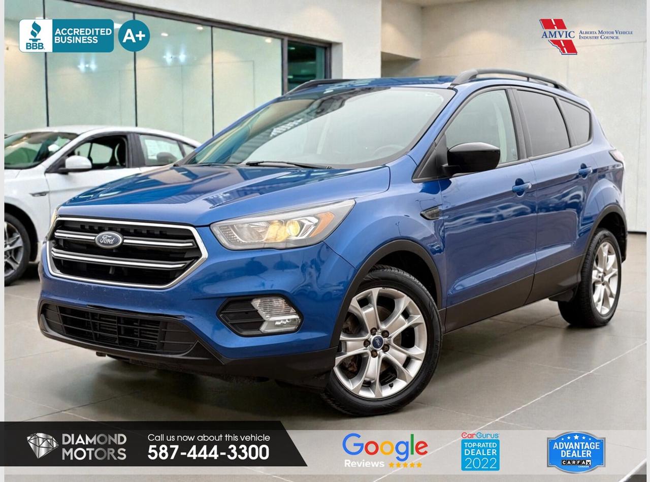 LIMITED TIME at Diamond Motors <br/> Drive away with a FREE 1-Year Warranty + low payments included at Listed Price. T&Cs Apply. <br/> Now Available: 2017 Ford Escape 4WD 4dr SE Blue has 166,379 KM on it. 2L 4 Cylinder Engine engine, Four-Wheel Drive, Automatic transmission, 5 Seater passengers, on special price for $12,500.00. <br/> 2L 4 CYLINDER ENGINE, NO ACCIDENTS, LEATHER, BLUETOOTH, BACKUP CAMERA, NAVIGATION, HEATED SEATS, REMOTE STARTER, AWD, CRUISE CONTROL, POWER SEATS, DUAL CLIMATE CONTROL, PANORAMIC ROOF, HEATED MIRROR AND MUCH MORE!!! <br/> <br/> <br/> Book your appointment today for Test Drive. We offer contactless Test drives & Virtual Walkarounds. Stock Number: 261059 <br/> <br/> <br/> At Diamond Motors, we are dedicated to providing you with an outstanding car-buying experience, offering quality pre-owned vehicles at prices that fit your budget. Our transparent and honest approach means you can expect straightforward guidance without any high-pressure sales tactics. We believe in building lasting relationships with our customers by offering personalized service tailored to your needs. From the moment you step onto our lot, our team is here to support you every step of the way, ensuring you leave confident in your decision. Trust, integrity, and customer satisfaction are the foundation of everything we do. <br/> <br/> <br/> Why Choose Diamond Motors?<br/> <br/> Certified Pre-Owned Vehicles <br/> Family Owned & Operated <br/> 100+ Vehicles in Stock <br/> Finance & Extended Warranty Available <br/> Transparent Pricing <br/> Inspection & Carfax Provided <br/> No-Pressure Buying Experience <br/> Full Disclosure Guaranteed <br/> Top Google Rated Dealership <br/> Trade-Ins Welcome <br/> AMVIC Licensed & BBB Accredited <br/> CarGurus Top-Rated Dealer (2022 & 2024) <br/> <br/> <br/> Phone to schedule an appointment @ 587-444-3300 or simply browse our inventory online www.diamondmotors.ca or come and see us at our location at <br/> 3403 93 street NW, Edmonton, T6E 6A4 <br/> <br/> <br/> To view the rest of our inventory: <br/> www.diamondmotors.ca/inventory <br/> <br/> <br/> This dealership provides all required disclosures in accordance with AMVIC regulations. A completed Mechanical Fitness Assessment and its associated inspection work order will be supplied with every vehicle. A Carfax (or equivalent) vehicle history report will also be provided, including available information on previous damage, accident history, stolen or salvage status, and jurisdictional records. <br/> Customers are encouraged to review all vehicle features, options, and equipment for accuracy prior to purchase. <br/>