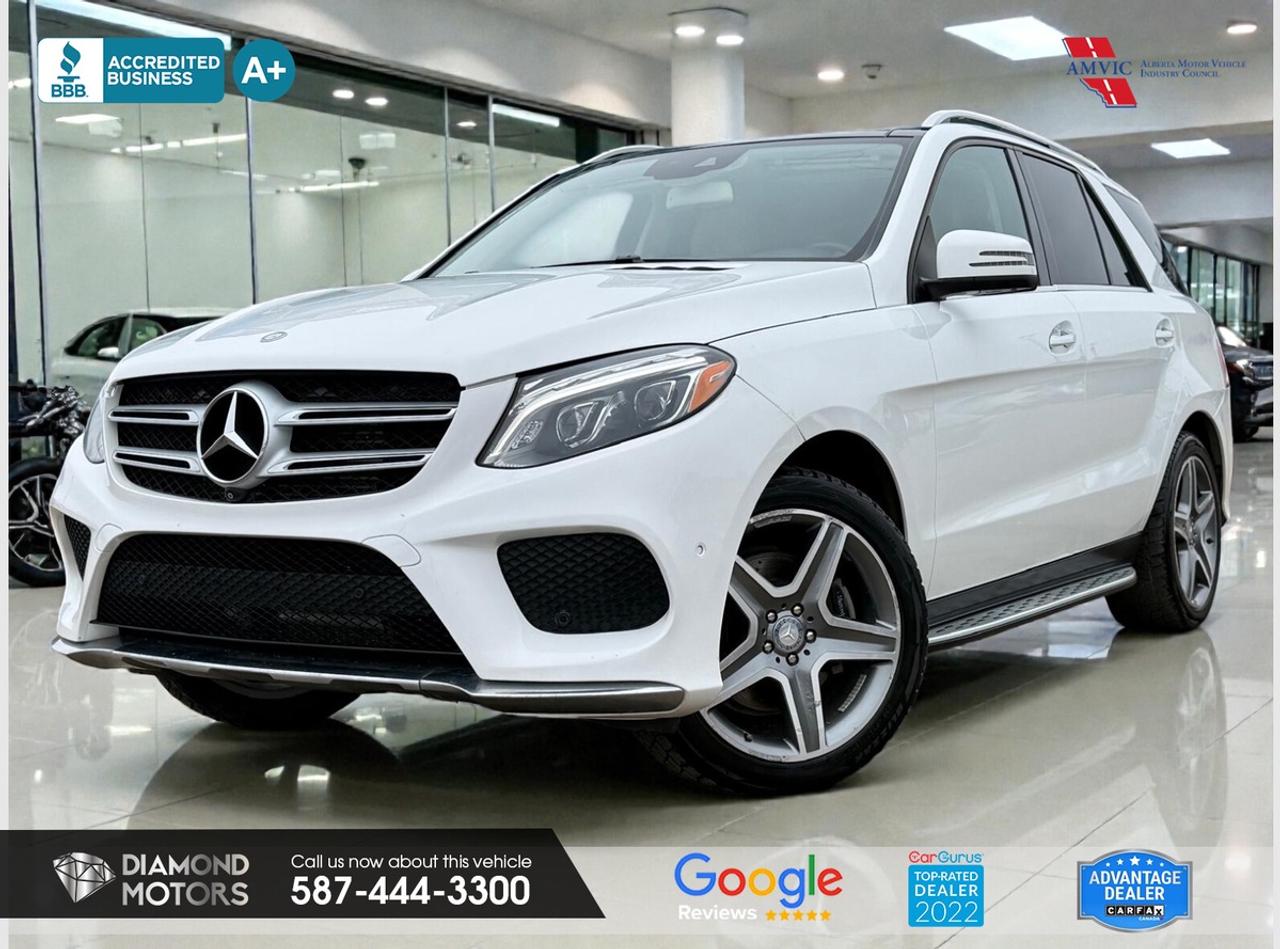 LIMITED TIME at Diamond Motors <br/> CLEARANCE PRICED  PRICED TO MOVE <br/> Drive away with a FREE 1-Year Warranty + low payments included at Listed Price. T&Cs Apply. <br/> <br/> <br/> 3L 6 CYLINDER ENGINE, FULLY LOADED, LEATHER, NAV, PANORAMIC ROOF, PARKING SENSORS, FRONT & REAR HEATED SEATS, KEYLESS ENTRY, DIESEL ENGINE, AND MUCH MORE! <br/> Now Available: 2016 Mercedes-Benz GLE-Class GLE350D 4MATIC White has 143,342 KM on it. 3L 6 Cylinder Engine engine, Four-Wheel Drive, Automatic transmission, 5 Seater passengers, on special price for $22,900.00. <br/> <br/> <br/> Book your appointment today for Test Drive. We offer contactless Test drives & Virtual Walkarounds. Stock Number: 261064 <br/> <br/> <br/> At Diamond Motors, we are dedicated to providing you with an outstanding car-buying experience, offering quality pre-owned vehicles at prices that fit your budget. Our transparent and honest approach means you can expect straightforward guidance without any high-pressure sales tactics. We believe in building lasting relationships with our customers by offering personalized service tailored to your needs. From the moment you step onto our lot, our team is here to support you every step of the way, ensuring you leave confident in your decision. Trust, integrity, and customer satisfaction are the foundation of everything we do. <br/> <br/> <br/> Why Choose Diamond Motors?<br/> <br/> Certified Pre-Owned Vehicles <br/> Family Owned & Operated <br/> 100+ Vehicles in Stock <br/> Finance & Extended Warranty Available <br/> Transparent Pricing <br/> Inspection & Carfax Provided <br/> No-Pressure Buying Experience <br/> Full Disclosure Guaranteed <br/> Top Google Rated Dealership <br/> Trade-Ins Welcome <br/> AMVIC Licensed & BBB Accredited <br/> CarGurus Top-Rated Dealer (2022 & 2024) <br/> <br/> <br/> Phone to schedule an appointment @ 587-444-3300 or simply browse our inventory online www.diamondmotors.ca or come and see us at our location at <br/> 3403 93 street NW, Edmonton, T6E 6A4 <br/> <br/> <br/> To view the rest of our inventory: <br/> www.diamondmotors.ca/inventory <br/> <br/> <br/> This dealership provides all required disclosures in accordance with AMVIC regulations. A completed Mechanical Fitness Assessment and its associated inspection work order will be supplied with every vehicle. A Carfax (or equivalent) vehicle history report will also be provided, including available information on previous damage, accident history, stolen or salvage status, and jurisdictional records. <br/> Customers are encouraged to review all vehicle features, options, and equipment for accuracy prior to purchase. <br/>