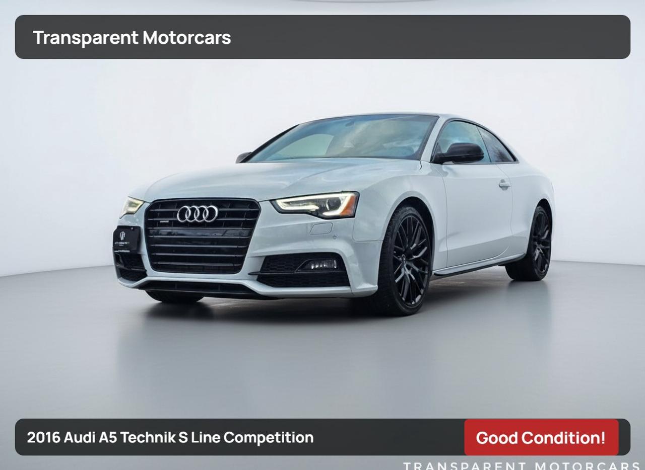 Used 2016 Audi A5 Technik for sale in Richmond, BC