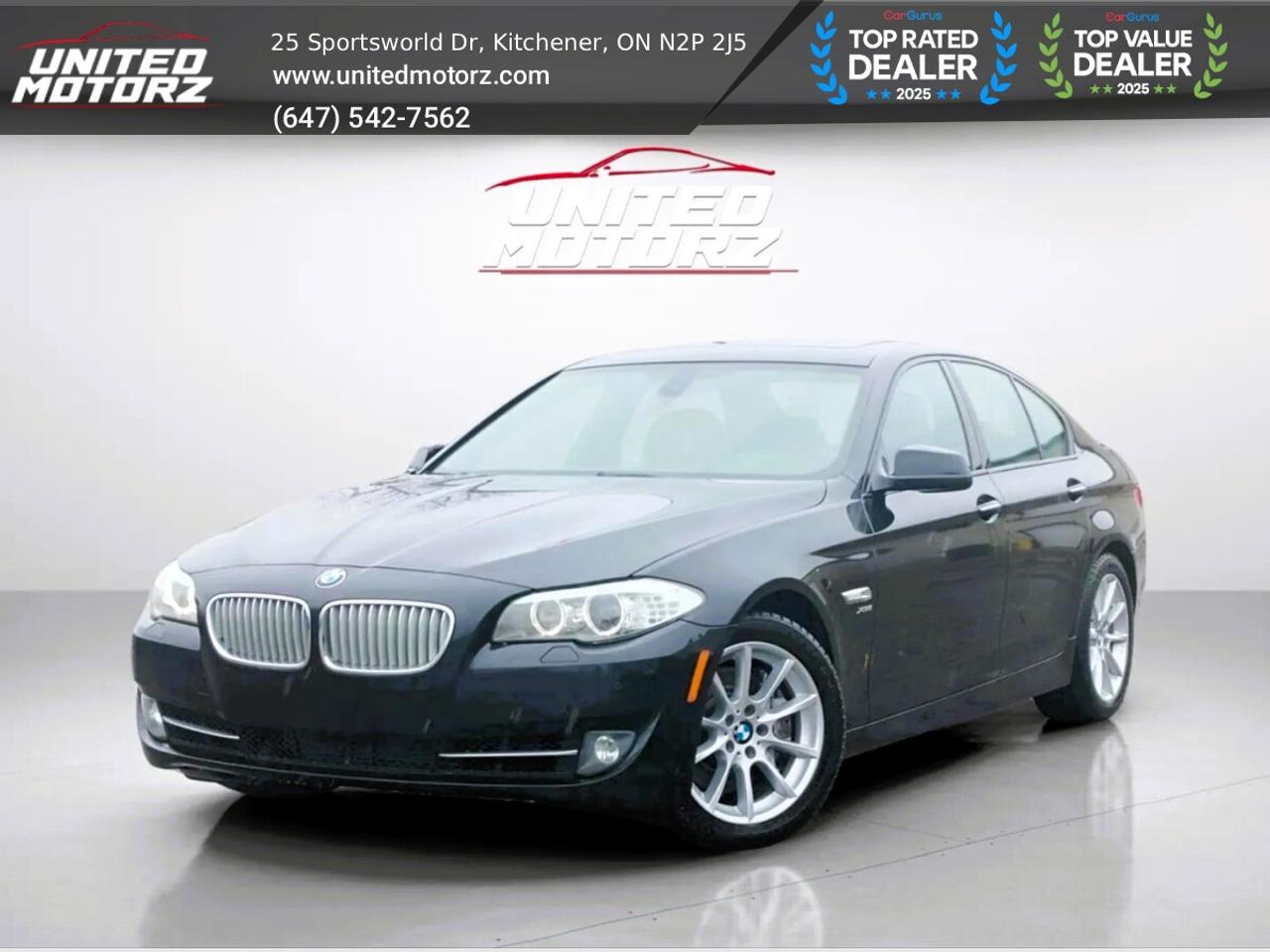 2011 BMW 5 Series 550i xDrive 4.4L V8 440 Hp~SAFETY CERTIFIED~NO ACC Photo0