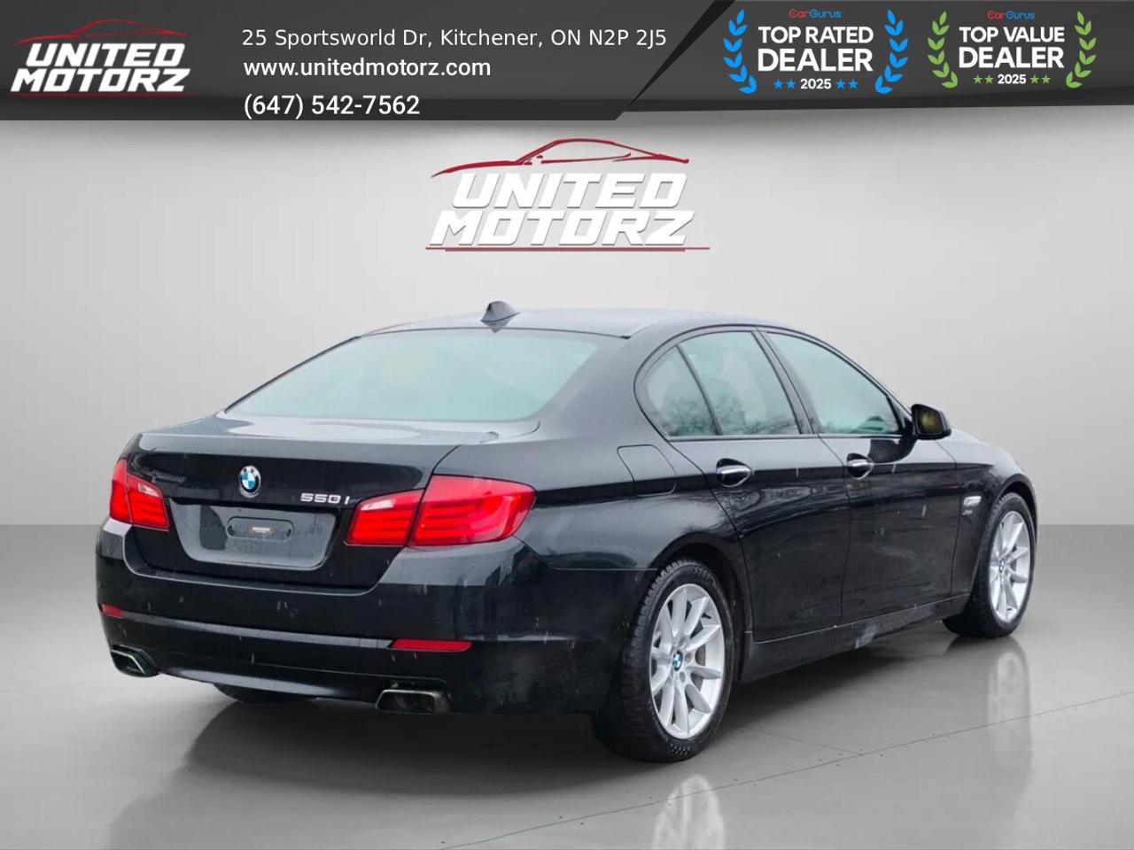 2011 BMW 5 Series 550i xDrive 4.4L V8 440 Hp~SAFETY CERTIFIED~NO ACC Photo4