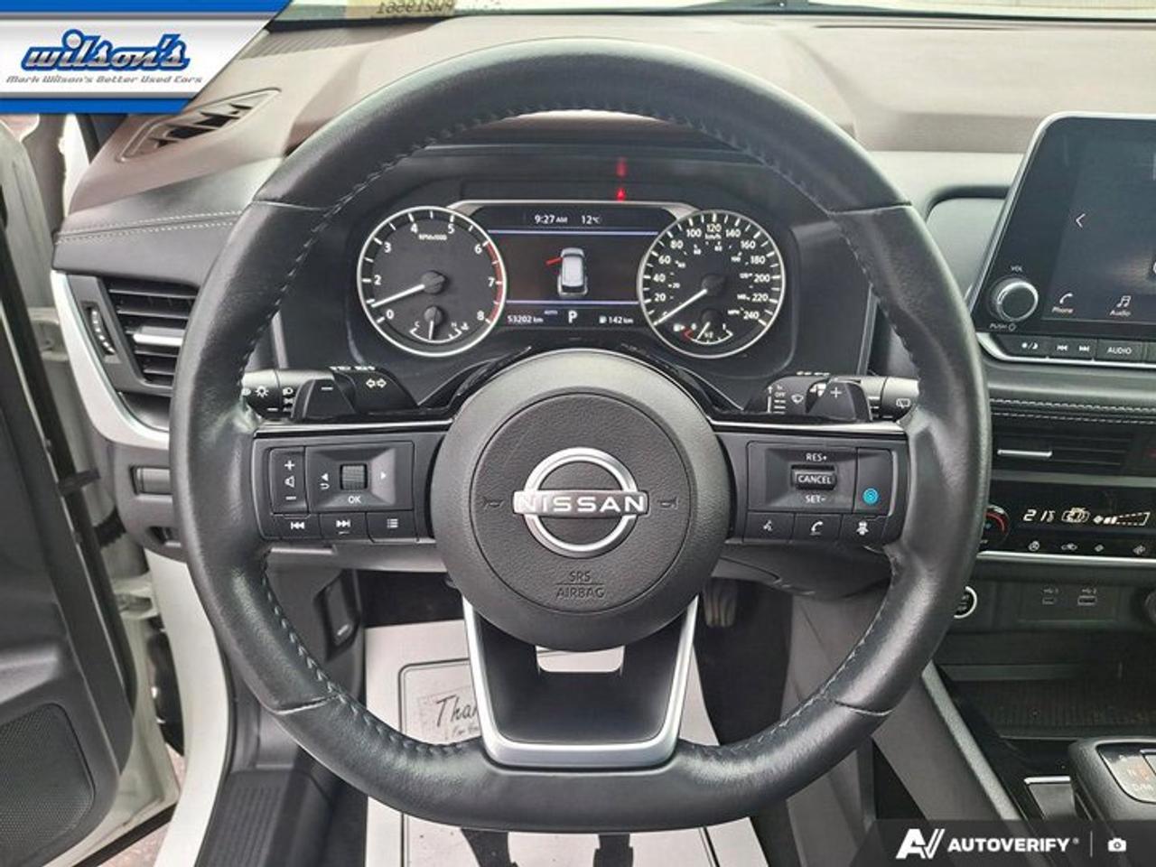 2023 Nissan Rogue SV Midnight Edition AWD | Leather | Pano Roof | Heated Seats + Steering | Remote Start | and More ! Photo