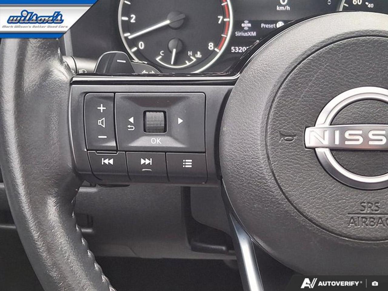 2023 Nissan Rogue SV Midnight Edition AWD | Leather | Pano Roof | Heated Seats + Steering | Remote Start | and More ! Photo