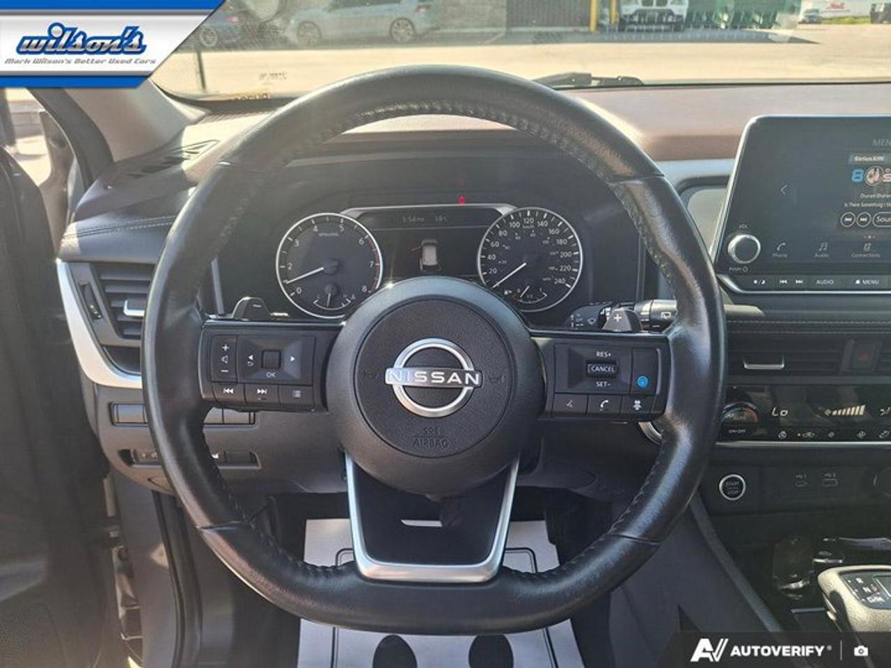 2023 Nissan Rogue SV Midnight Edition AWD | Leather | Sunroof | Heated Wheel + Seats | Adaptive Cruise | and More ! Photo