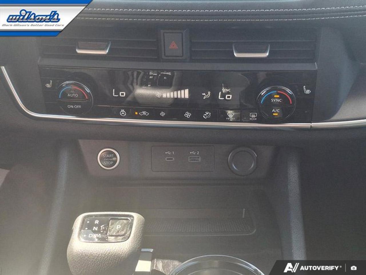 2023 Nissan Rogue SV Midnight Edition AWD | Leather | Sunroof | Heated Wheel + Seats | Adaptive Cruise | and More ! Photo