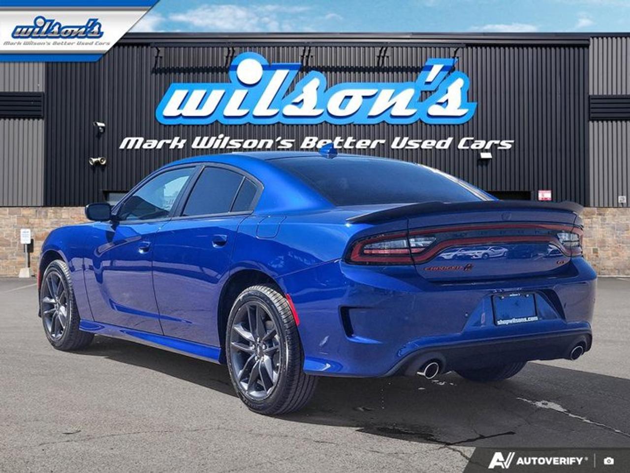 2022 Dodge Charger GT Plus AWD | Sunroof | Black Top Pkg | Alcantara Heated + Cooled Seats | Heated Steering Photo