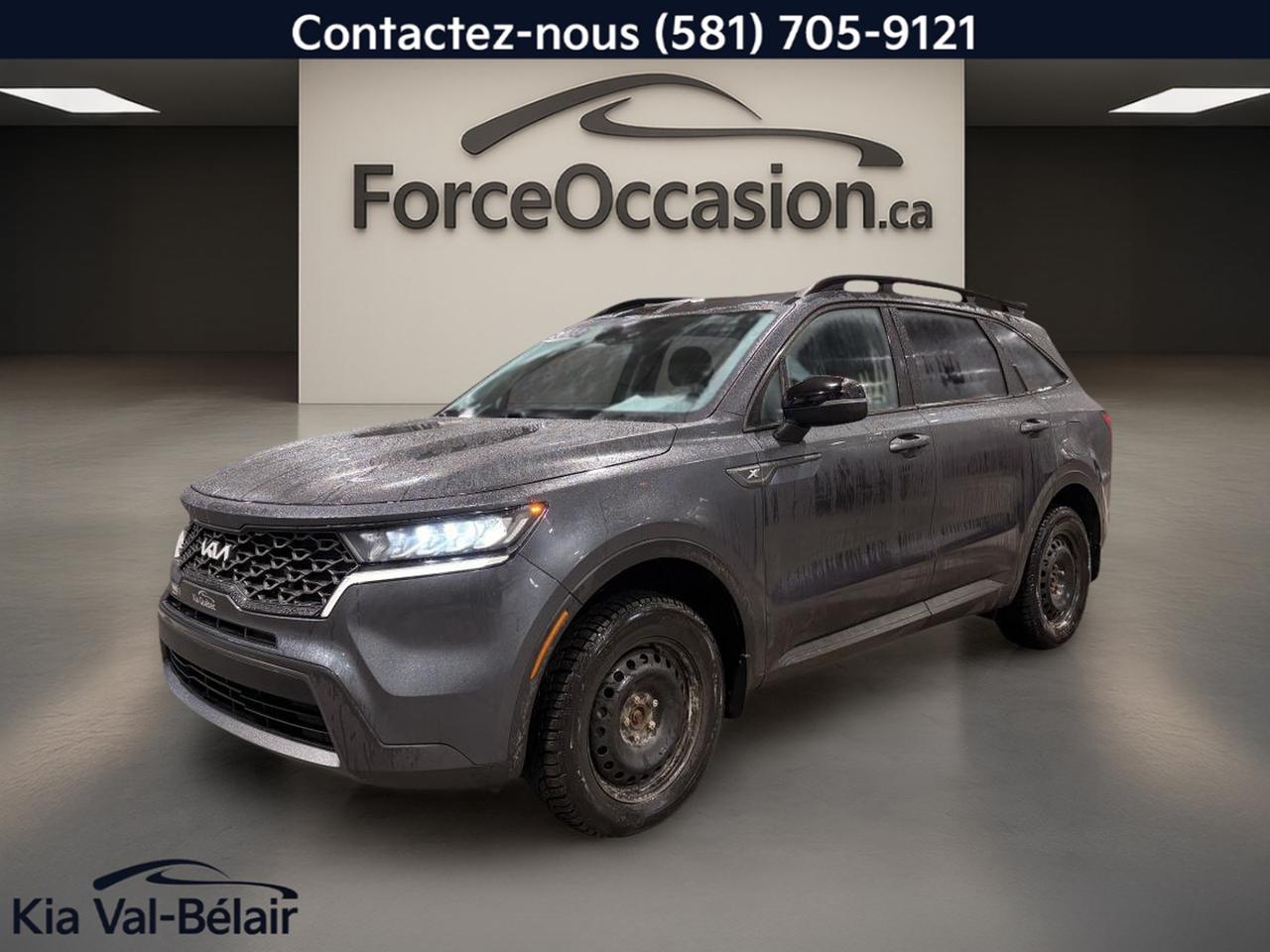 Used 2023 Kia Sorento X-LINE * TURBO * 281HP * CUIR * GPS * BI-ZONE * VOLANT CHAUFF * for sale in Québec, QC