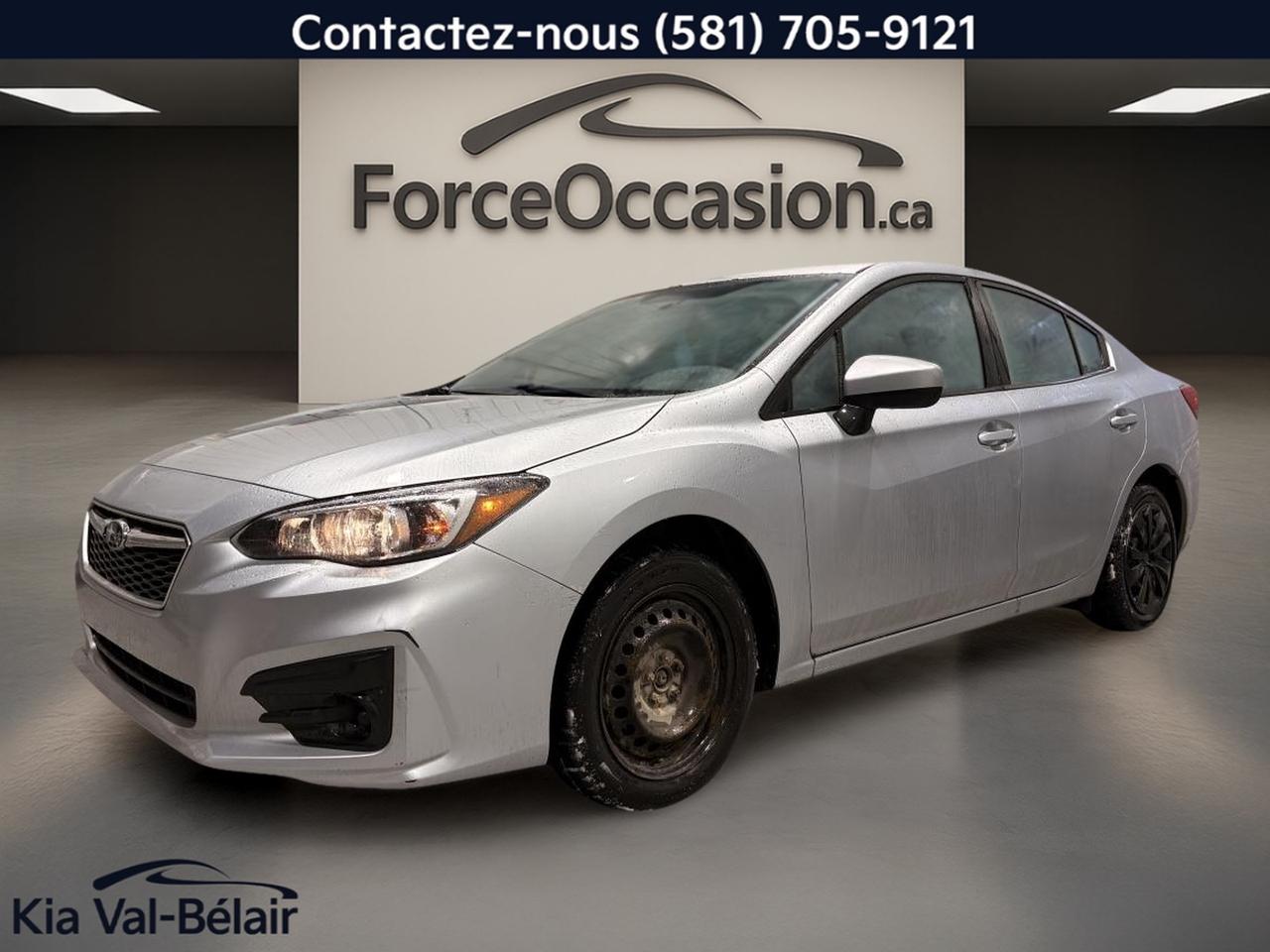 Used 2018 Subaru Impreza CONVENIENCE * AWD * A/C * CAMÉRA * CARPLAY * SIÈGES CHAUFF * for sale in Québec, QC