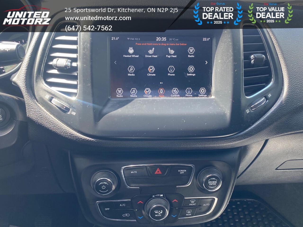 2020 Jeep Compass Sport~SAFETY CERTIFIED~ONE OWNER~NO ACCIDENTS~ Photo