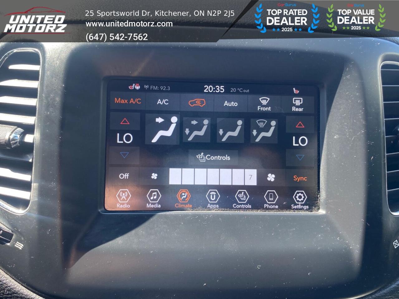 2020 Jeep Compass Sport~SAFETY CERTIFIED~ONE OWNER~NO ACCIDENTS~ Photo