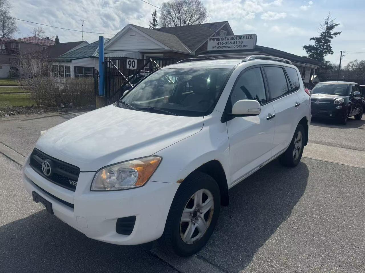 <p>RAV 4! V6! 4WD! LEATHER SEAT! POWER WINDOWS! POWER LOCKS! CRUISE CONTROL!</p><p>A/C! BOTH ENGINE AND TRANSMISSION WORK STRONG! BODY SOME SURFACE RUST!</p><p>NEED SOME WORK UNDERNEATH TO PASS SAFETY! AS IS SALE! YOU SAFETY IY , YOU&nbsp;</p><p>SAVE! SHIPPERS WELCOME! APPOINTMENT NEEDED DUE TO TWO OFF SITE PARKING</p><p>&nbsp;STORAGE LOTS!</p><p>WHYBUYNEW MOTORS LTD</p><p>90 WINTER AVE, SCARBOROUGH,ON, M1K 4M3</p><p>416-356-8118&nbsp; &nbsp; &nbsp;647-348-5885</p><p>WHYBUYNEW2010@GMAIL.COM</p><p>WHYBUYNEWMOTORS.CA/VEHICLES/</p>