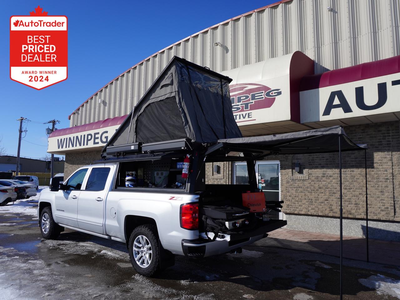 Used 2017 Chevrolet Silverado 1500 ULTIMATE OUTDOOR PACKAGE!!  Truck and Camper for sale in Headingley, MB