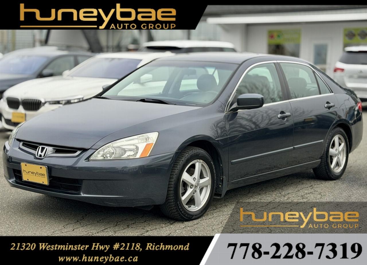 Used 2005 Honda Accord EX-L | 1 OWNER | NO ACCIDENTS | HONDA SERVICED - LOCAL BC | (APPLE CARPLAY , BACKUP CAMERA OPTIONAL) for sale in Richmond, BC
