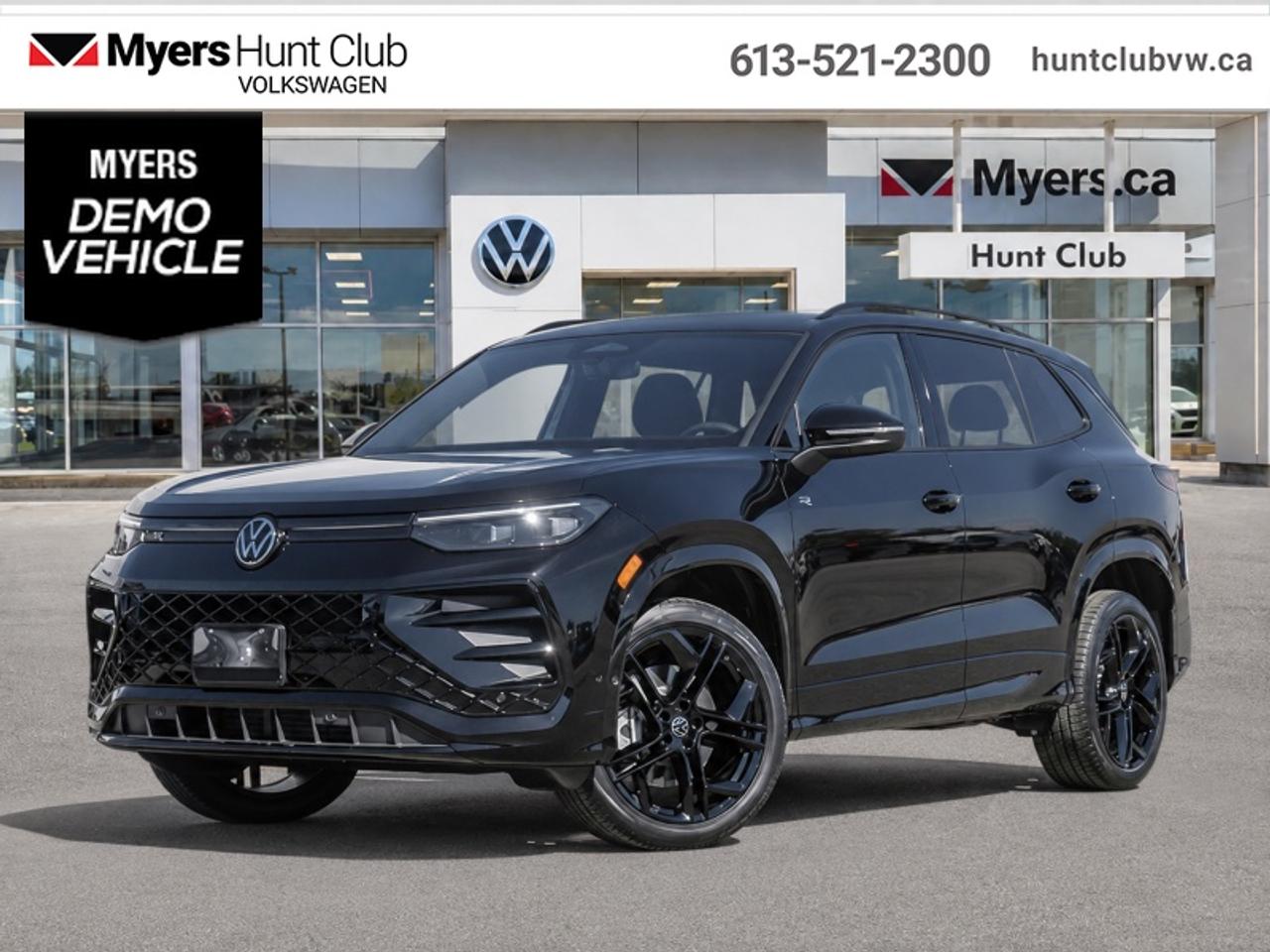 <b>Sunroof,  Power Liftgate,  Wireless Charging,  Heated Seats,  Heated Steering Wheel!</b><br> <br> The 2026 Volkswagen Tiguan features advanced safety and driver-assist technologies engineered to support your journey with confidence.<br> <br>From the outside, the 2026 Volkswagen Tiguan makes a bold impression with its upright proportions, sharp body lines and modern lighting elements that reflect Volkswagens evolving design language. Inside, the cabin highlights quality materials, intuitive connectivity and seating designed to comfortably accommodate passengers and gear. With its refined look, intelligent features and Volkswagens reputation for engineering, the Tiguan delivers a well-balanced and engaging compact SUV experience.<br> <br>This Deep Black Pearl SUV has an Automatic transmission and is powered by a 2.0L I4 16V GDI DOHC Turbo engine. Given that spritely motor it gets 10.4 L/100 km in the city and uses just 7.6 L/100 km out on the highway according to Transport Canada. <br> <br> Our Tiguans trim level is Comfortline R-Line Black Edition. This trim rewards you with a dual-panel sunroof and blacked out exterior styling, along with other standard features like heated front seats with a heated steering wheel, a power liftgate for rear cargo access, adaptive cruise control, remote engine start, wireless device charging, and a 12.9-inch infotainment screen with wireless Apple CarPlay and Android Auto. Safety features also include lane keep assist with lane departure warning, collision mitigation, blind spot alert, and front and rear parking sensors. This vehicle has been upgraded with the following features: Sunroof, Power Liftgate, Wireless Charging, Heated Seats, Heated Steering Wheel, Adaptive Cruise Control, Remote Start. This is a demonstrator vehicle driven by a member of our staff and has just 8000 km.<br><br> <br>To apply right now for financing use this link: <a href=https://www.huntclubvw.ca/financing-request/ target=_blank>https://www.huntclubvw.ca/financing-request/</a><br> <br/>Incentives expire 2026-08-31. See dealer for details. <br><br>At Myers Hunt Club Volkswagen, our focus is customers like you. Our dedicated service, parts, and sales team are here to make your automotive experience a special one. We are very proud of our achievements and awards over the last 25 years and are committed to providing the same great service to our present and future customers. If youre looking for a vehicle, Myers Hunt Club Volkswagen is your destination for new, used, and certified pre-owned Volkswagen vehicles as well as other makes and models. Whatever your needs, we can help you here at Myers Hunt Club Volkswagen. </br><br> Come by and check out our fleet of 40+ used cars and trucks and 130+ new cars and trucks for sale in Gloucester.  o~o