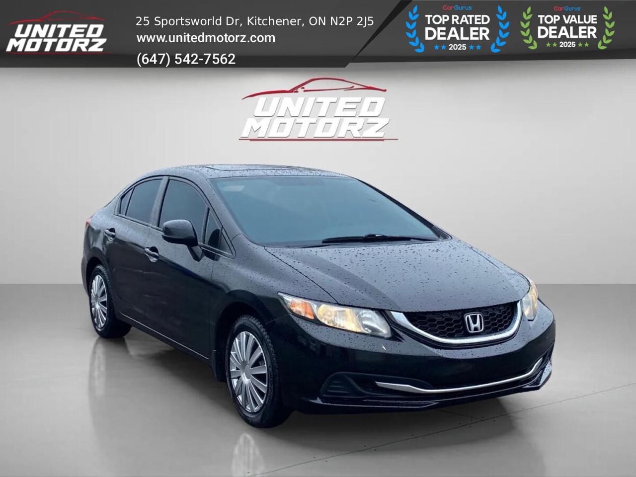 2013 Honda Civic EX~CERTIFIED~NO ACCIDENTS~ Photo2