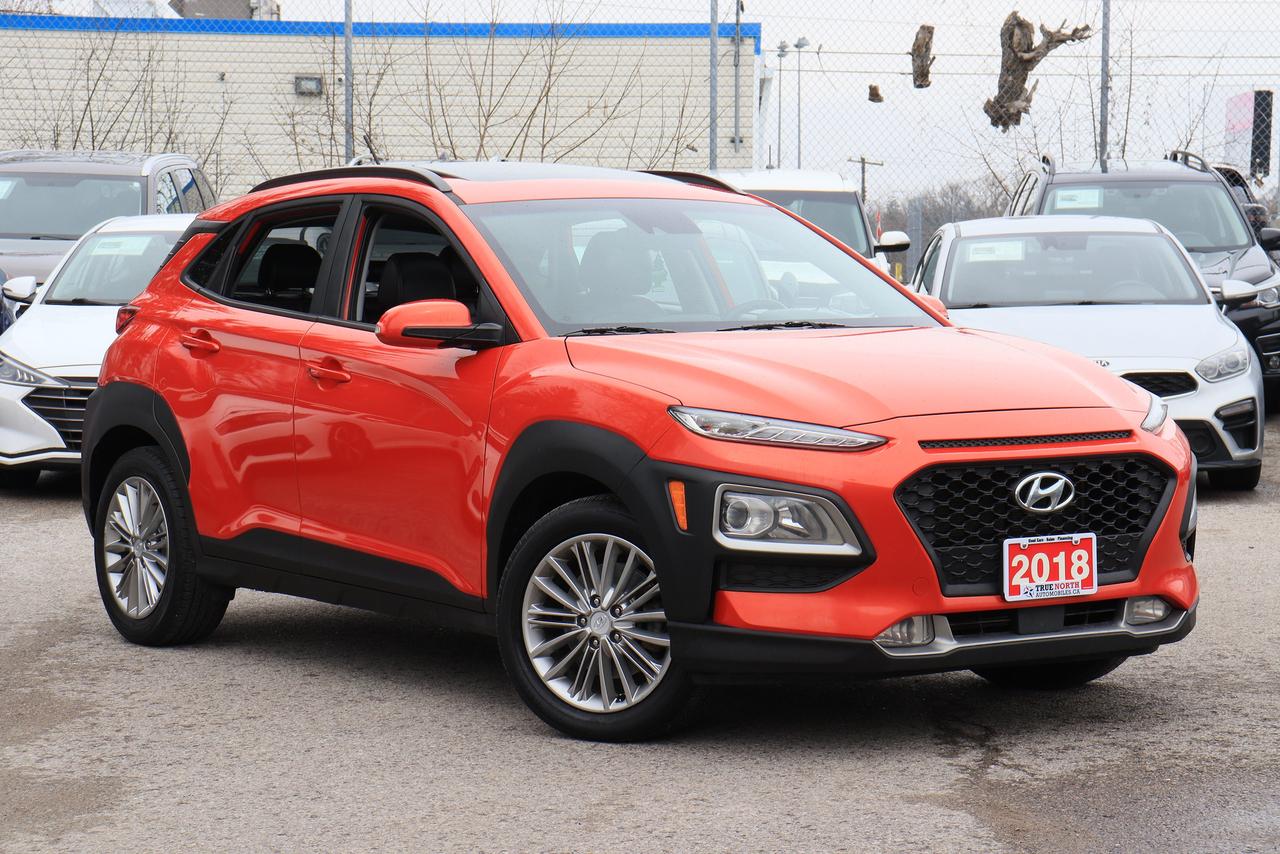2018 Hyundai KONA Luxury | AWD | Leather | Roof | CarPlay | BSM | LA Photo3