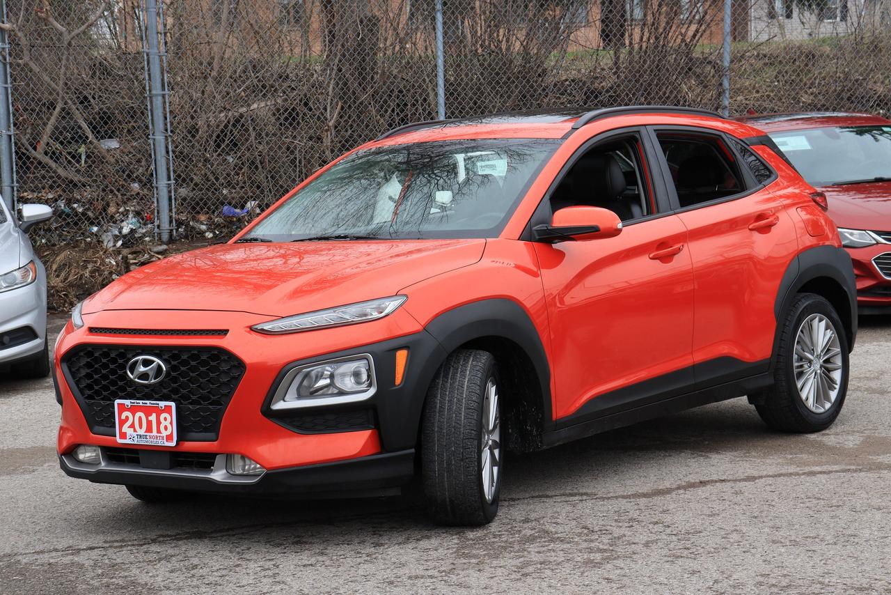 2018 Hyundai KONA Luxury | AWD | Leather | Roof | CarPlay | BSM | LA Photo4