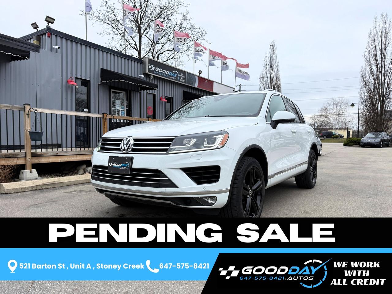 2017 Volkswagen Touareg Wolfsburg Edition | LOW KMS ONE OWNER CLEAN CARFAX Photo0