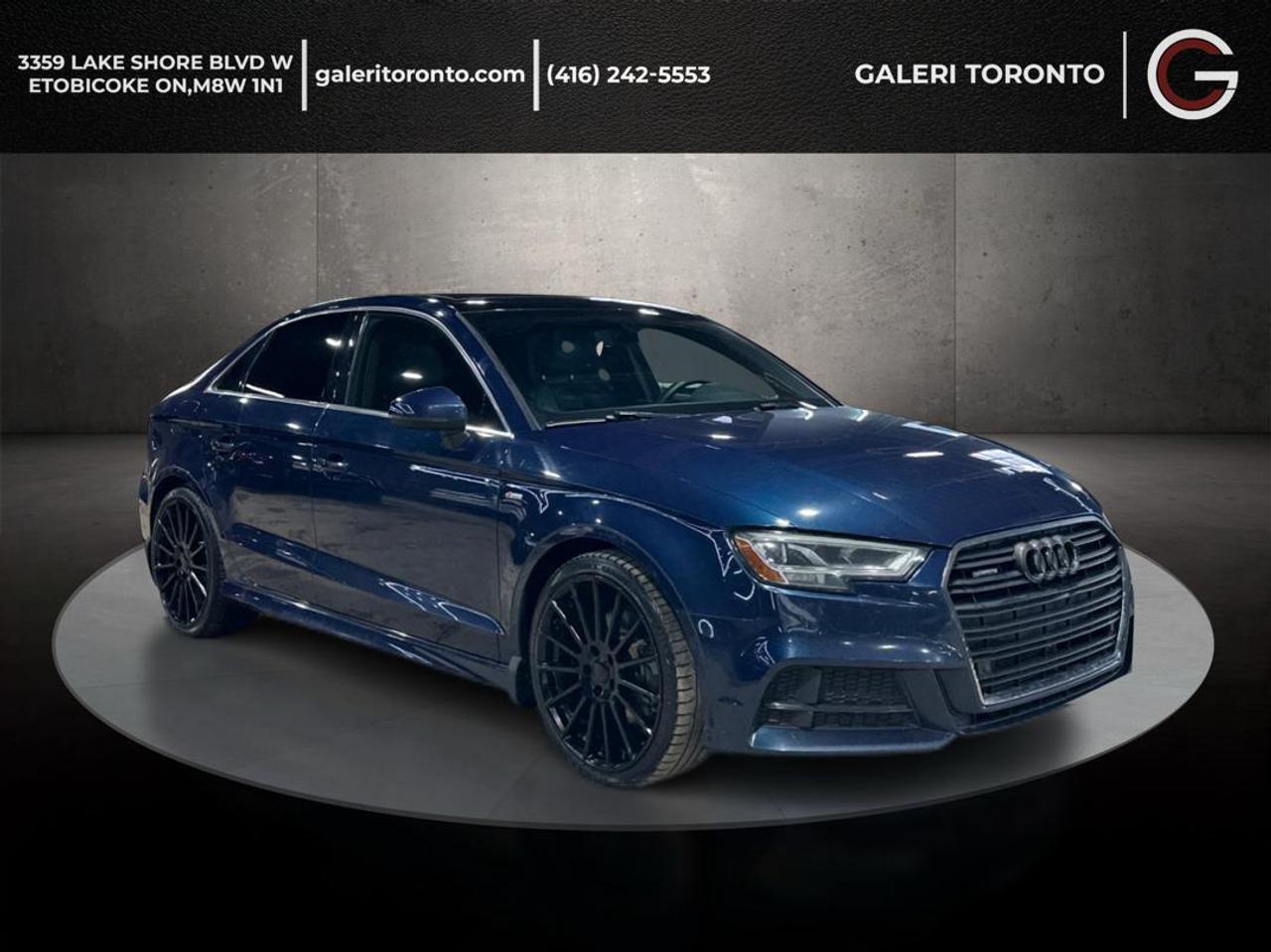 2017 Audi A3 2017 AUDI A3 TECHNIK S-LINE|S3 KIT|CLEAN CARFAX|2 Photo0
