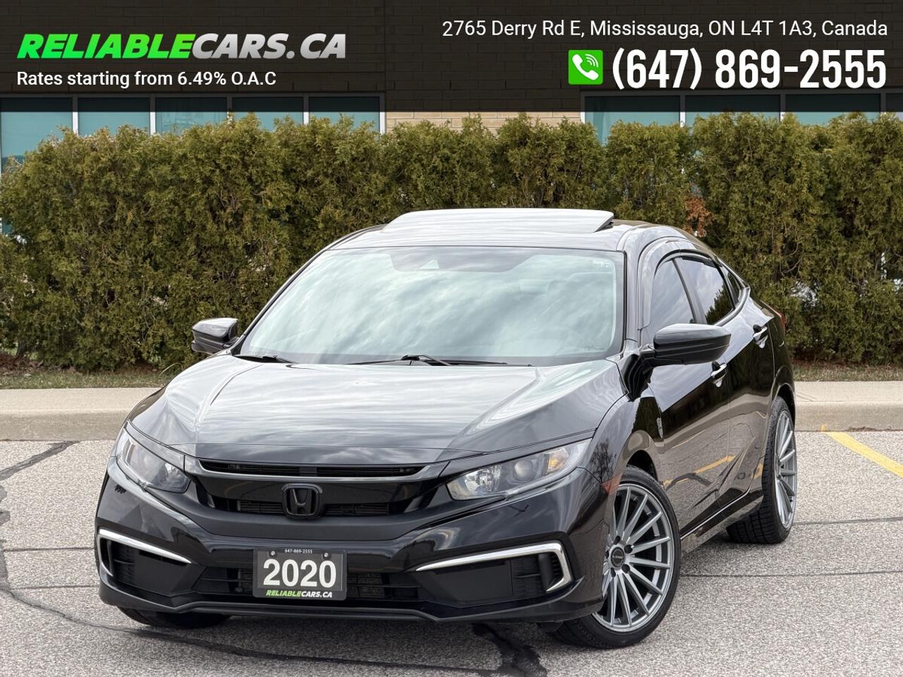 2020 Honda Civic EX | No-Accident | Sunroof | Sport Rims | Loaded Photo0