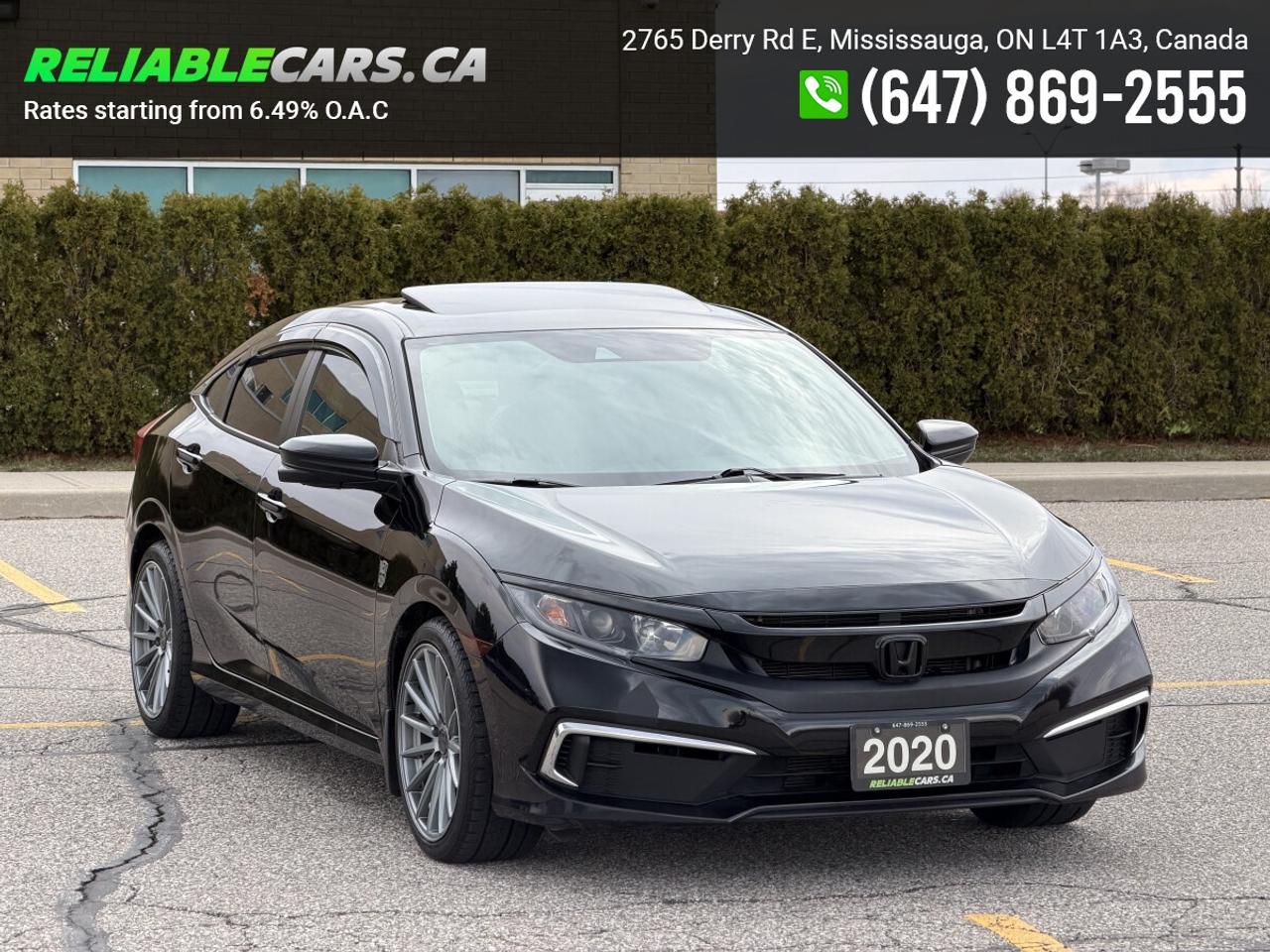 2020 Honda Civic EX | No-Accident | Sunroof | Sport Rims | Loaded Photo