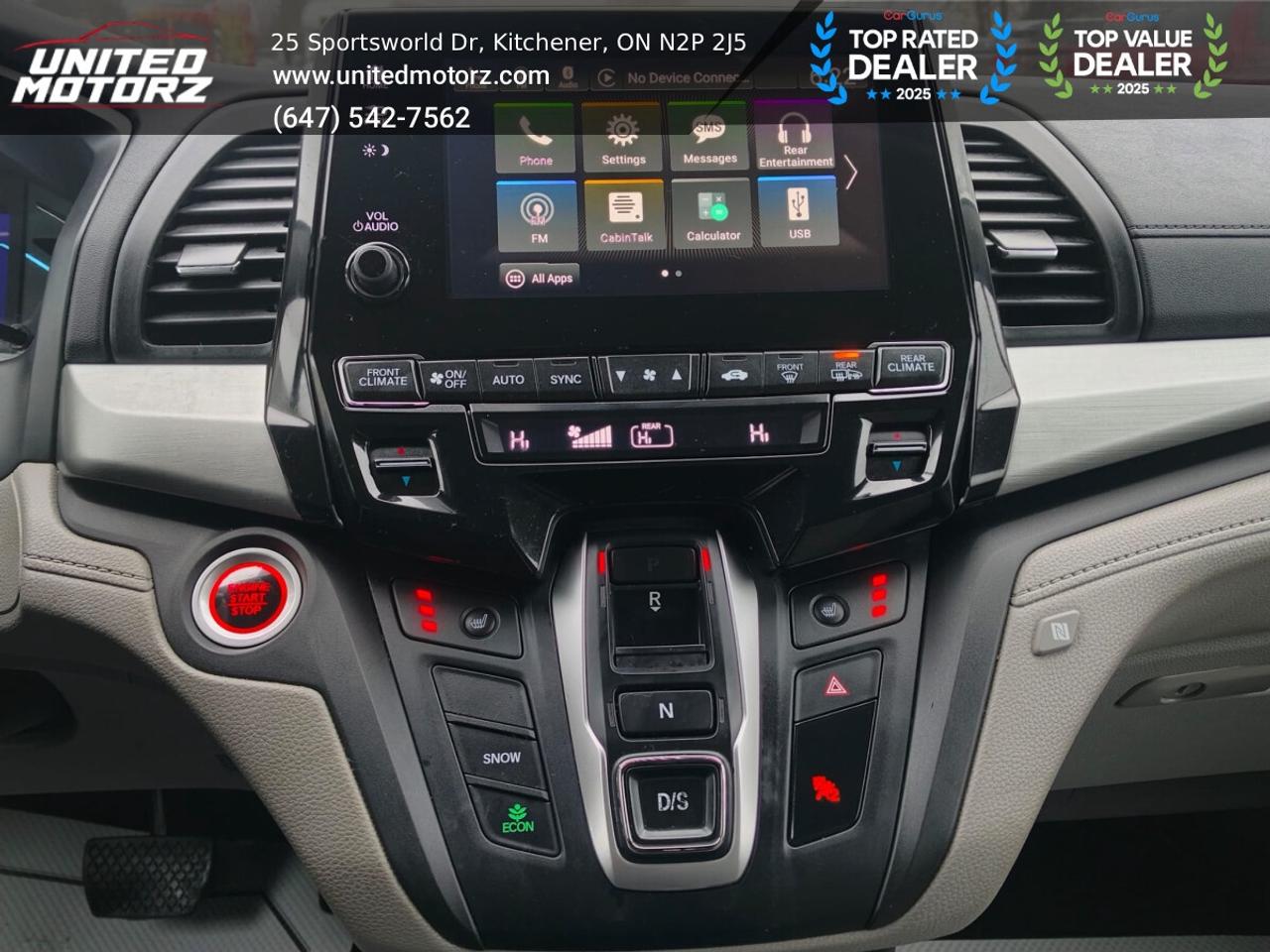 2018 Honda Odyssey EX~CERTIFIED~NO ACCIDENTS~Honda Sensing PKG.~Apple Photo