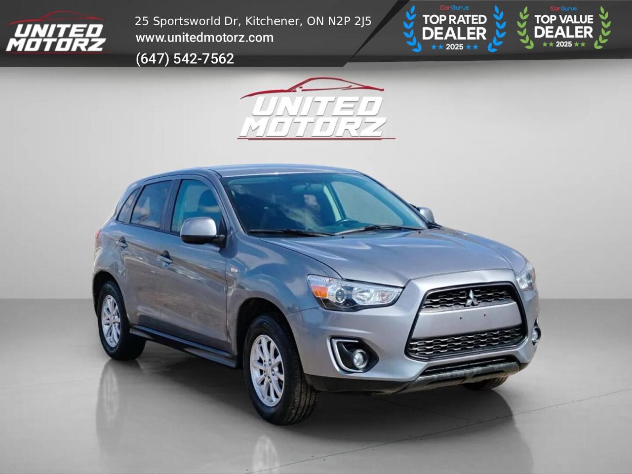 2015 Mitsubishi RVR SE Ltd Avail~SAFETY CERTIFIED~ONE OWNER~Low Km's~ Photo2