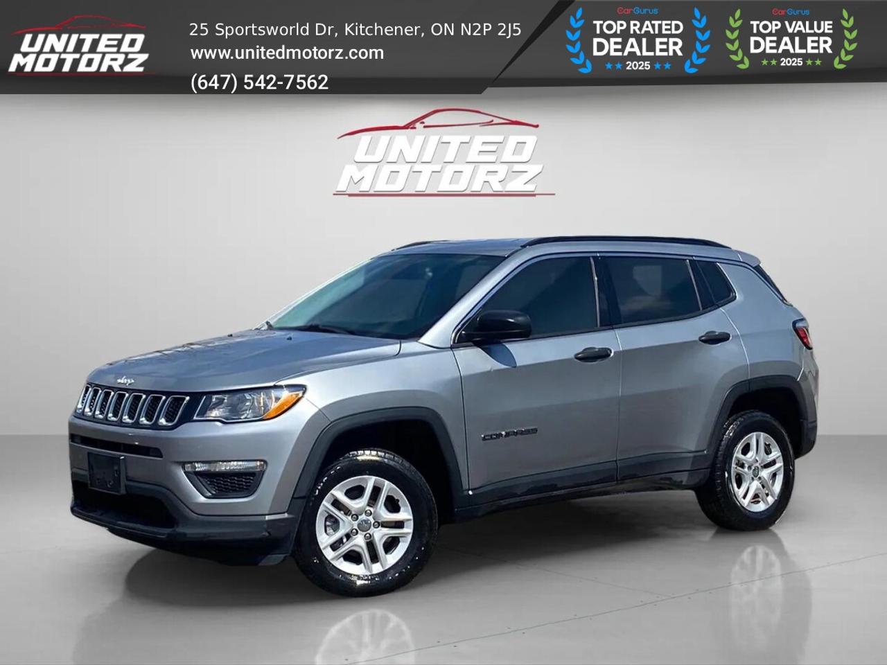 2020 Jeep Compass Sport~SAFETY CERTIFIED~ONE OWNER~NO ACCIDENTS~ Photo