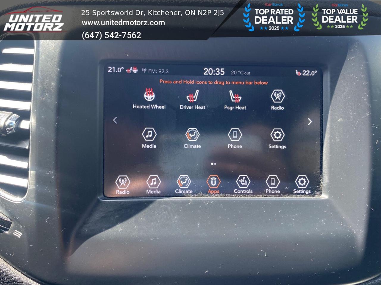 2020 Jeep Compass Sport~SAFETY CERTIFIED~ONE OWNER~NO ACCIDENTS~ Photo