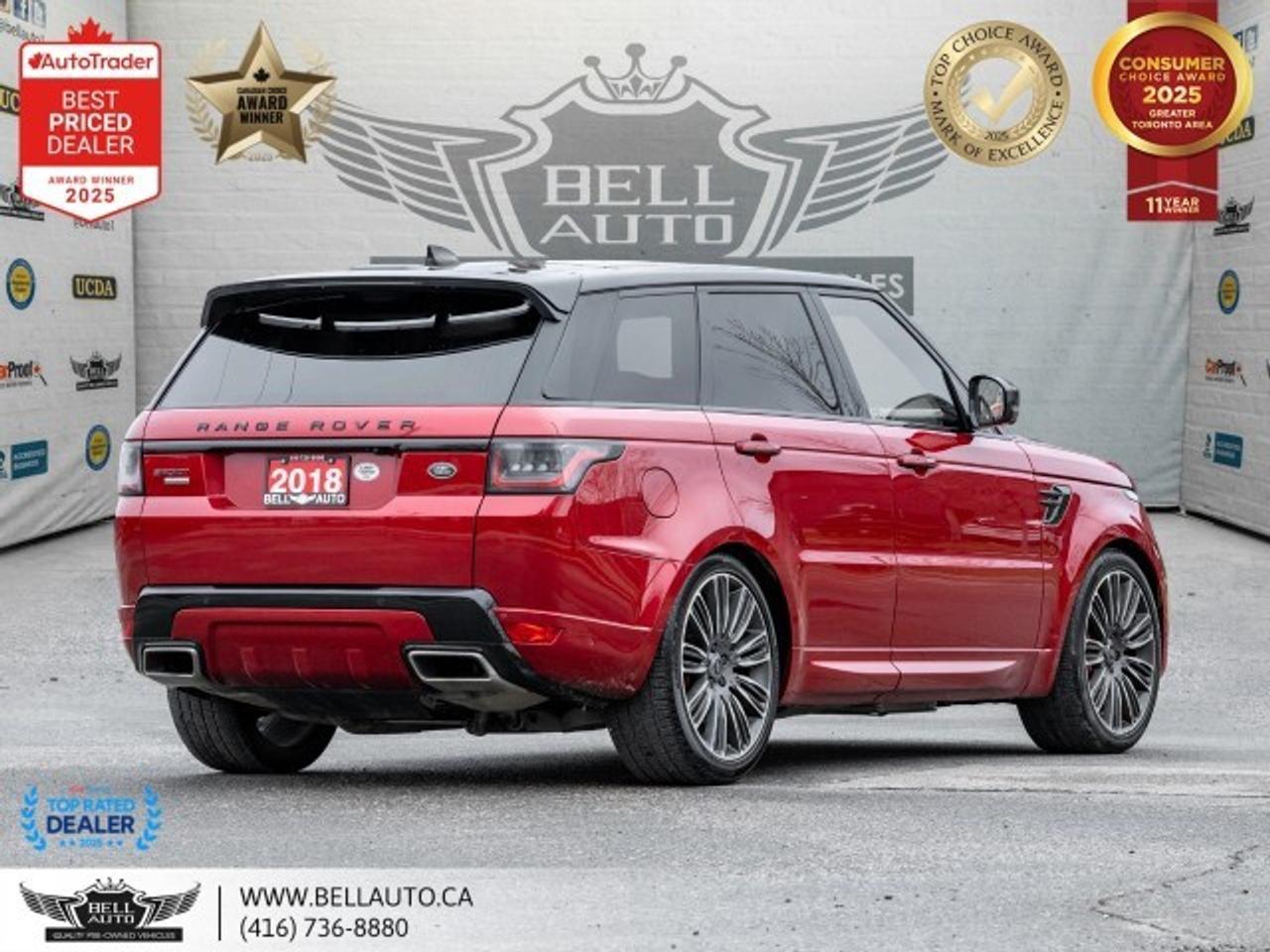 2018 Land Rover Range Rover Sport Autobiography Dynamic   NAVI   B.CAM   PANO   REDL Photo