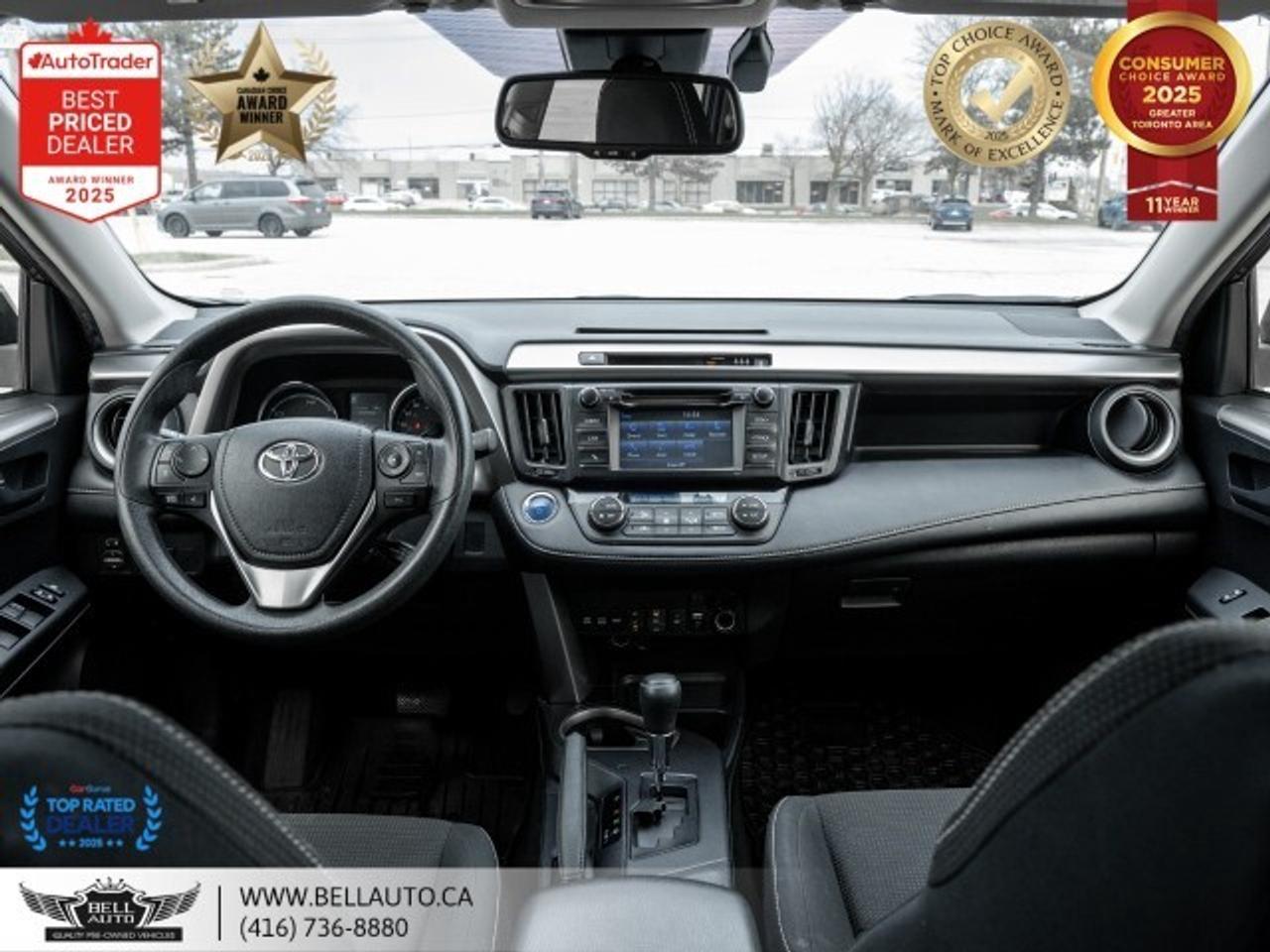 2018 Toyota RAV4 Hybrid LE+   B.CAM   B.SPOT   ROOFRACKS   NOACCIDE Photo