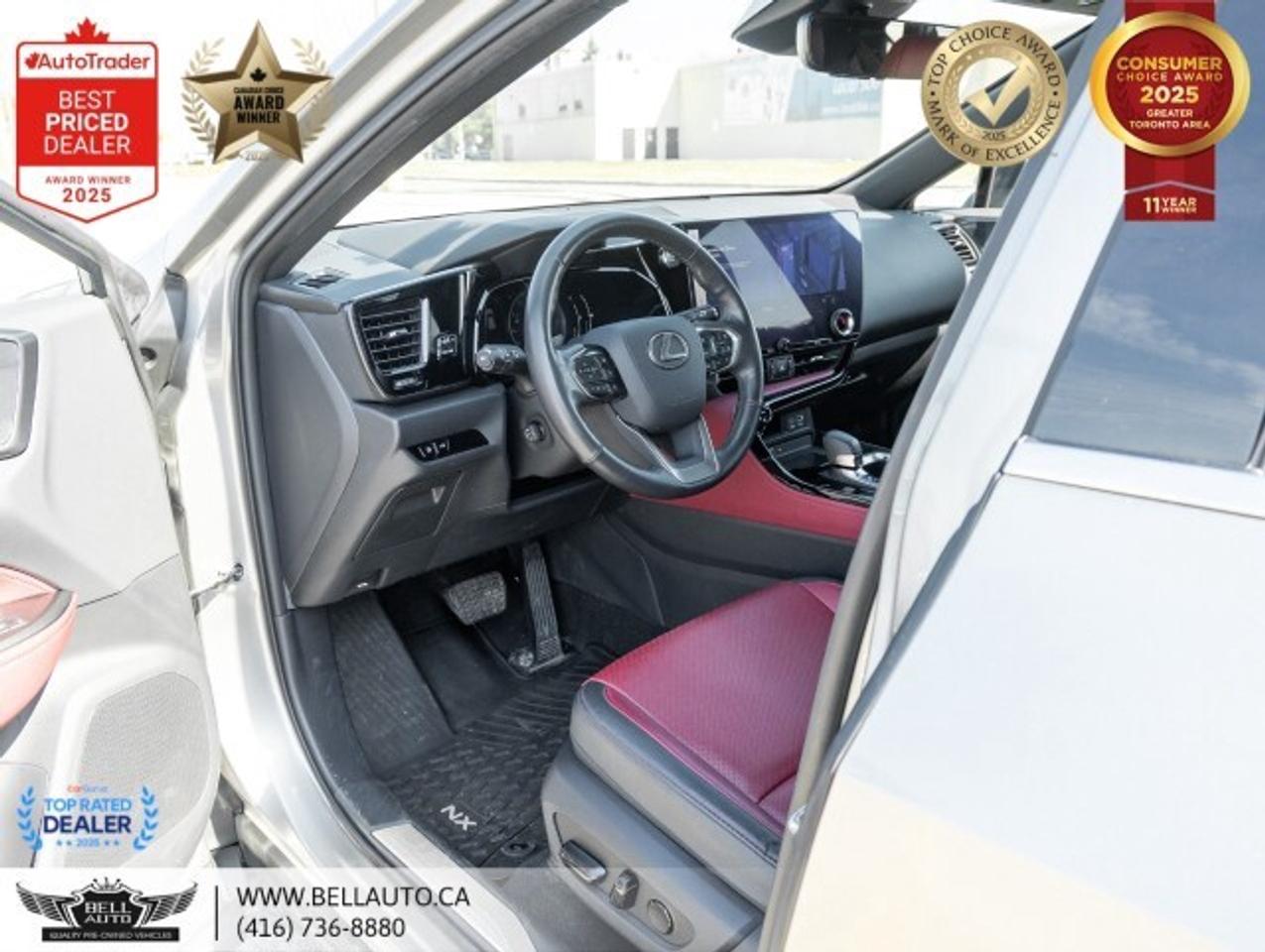 2022 Lexus NX 350   NAVI   B.CAM   SUNROOF   REDLTHR   NOACCIDEN Photo