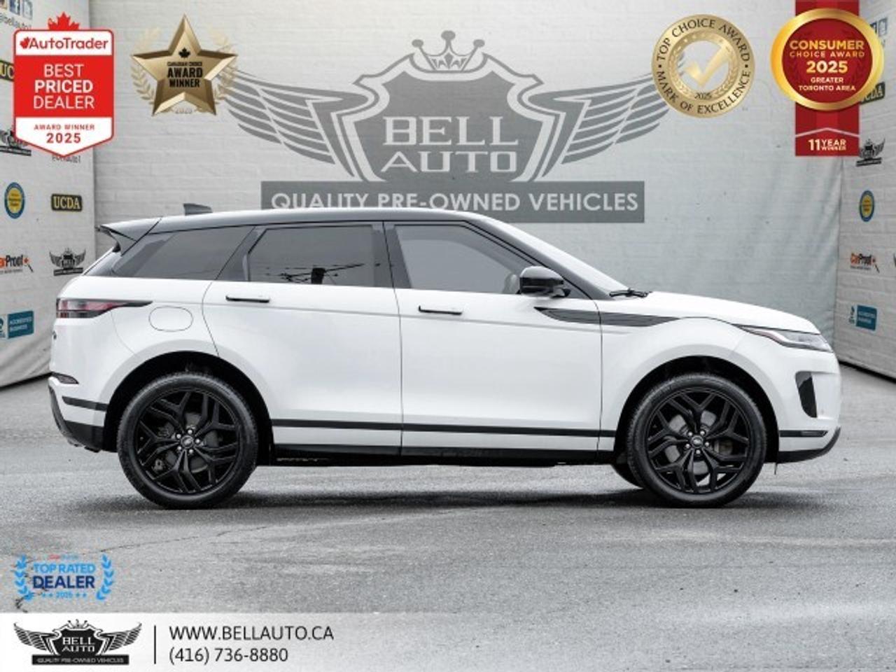 2020 Land Rover Range Rover Evoque S   NAVI   B.CAM   PANO   MERIDIAN   ALLBLKACCENTS Photo