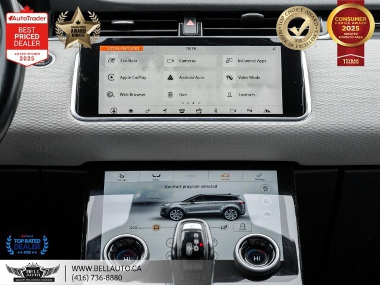 2020 Land Rover Range Rover Evoque S   NAVI   B.CAM   PANO   MERIDIAN   ALLBLKACCENTS Photo