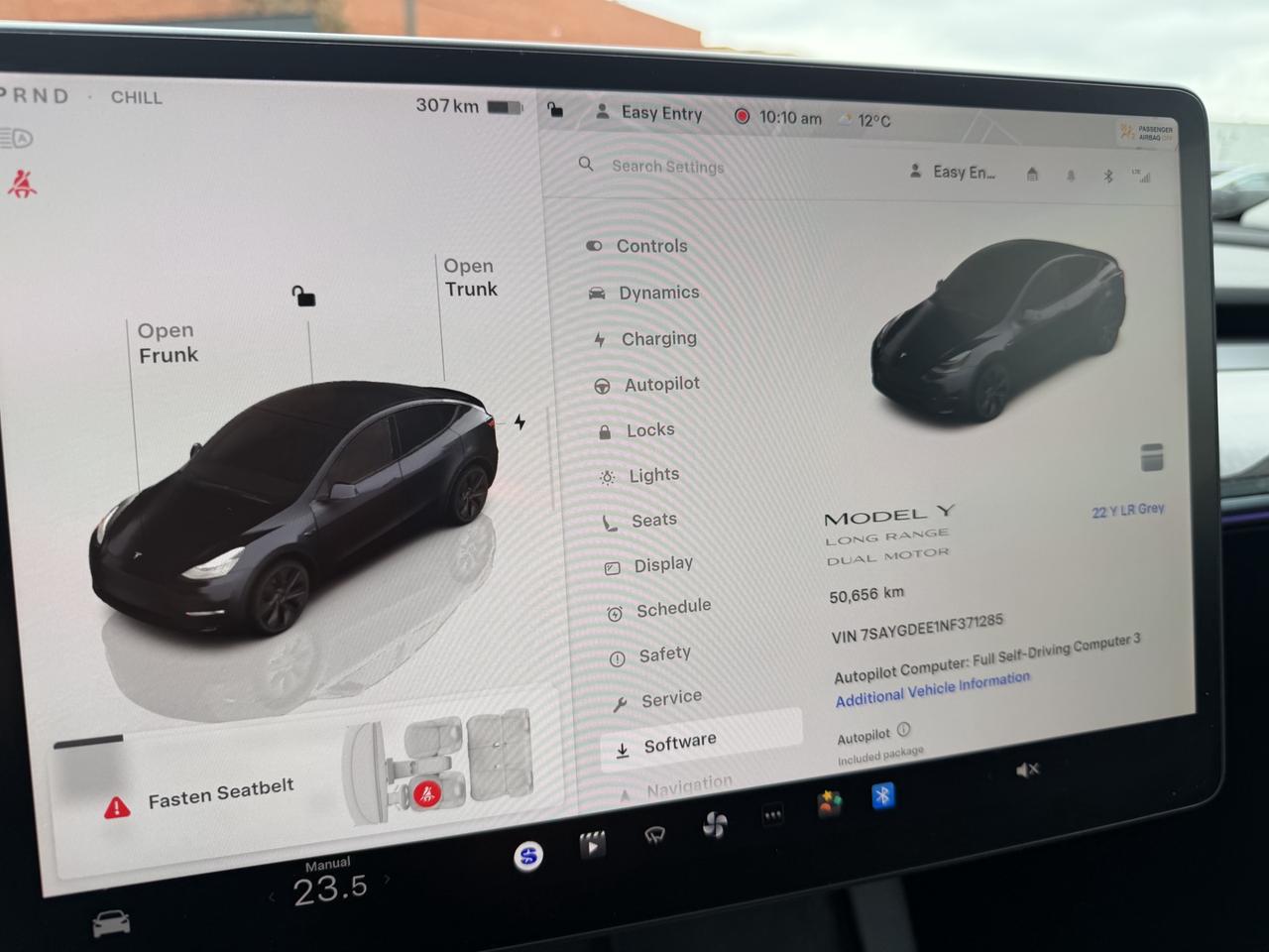 2022 Tesla Model Y Long Range AWD 1 Owner Ambient Lighting Certified Photo