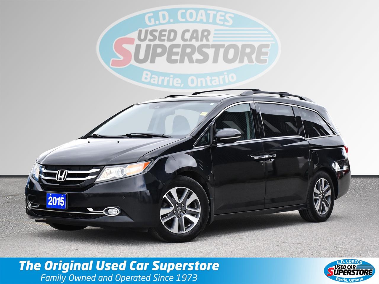 2015 Honda Odyssey Touring ~8 Passenger ~Nav ~Cam ~Leather ~Sunroof Photo0
