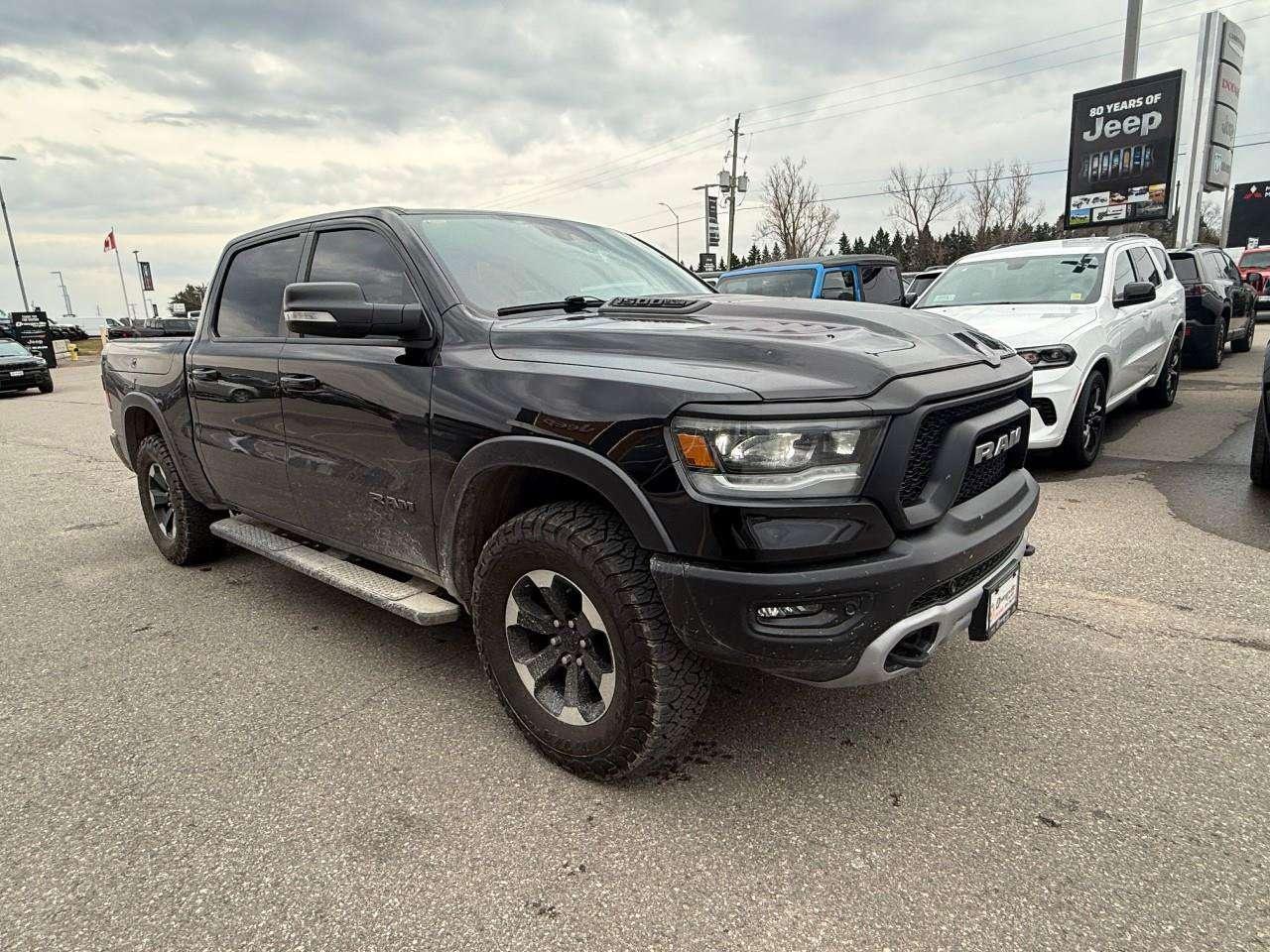 2022 RAM 1500 REBEL, 5.7L HEMI VVT V8 W/FUELSAVER MDS, 4X4, ALLOYS, LEATHER INTERIOR, ONE OWNER, CERTIFIED PRE-OWNED! Photo