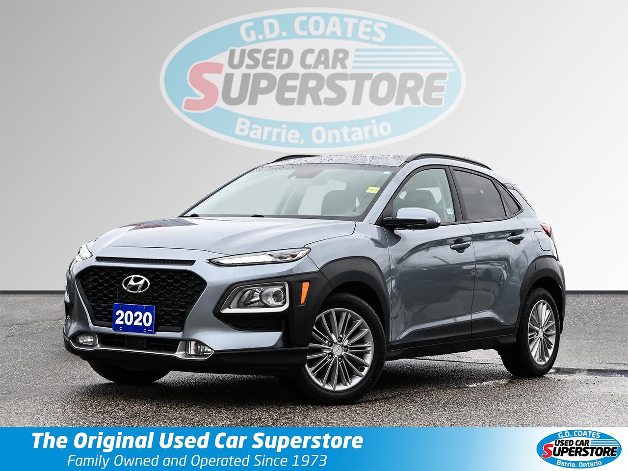 2020 Hyundai KONA Luxury AWD ~Heated Leather ~Roof ~Cam ~Bluetooth Photo0