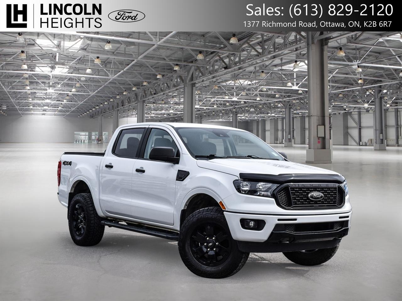 Contact us now: (613) 829-2120  Recent Arrival!      Odometer is 10933 kilometers below market average!    2022 Ford 4D Crew Cab Ranger Oxford White      4WD EcoBoost 2.3L I4 GTDi DOHC Turbocharged VCT      A quality Lincoln Heights Ford Pre Owned Special!, 4WD.    Here at Lincoln Heights we offer many options to help you find the vehicle that is right for you! Our New Vehicles come with a 3-year/60,000 km Major Component warranty and a 5-year/100,000 km Powertrain warranty. All of our Used Vehicles come with a Carfax Report and are delivered with a 3-month/5,000 km Major Component warranty or the remainder of the manufacture warranty, whichever is greater. Taxes and licensing extra, contact us at 613-829-2120 for more details!